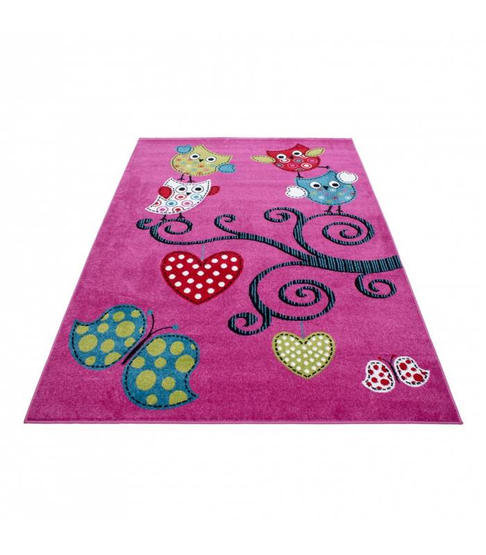 Children's carpet short pile lighthouse seafaring ship children's room gray beige