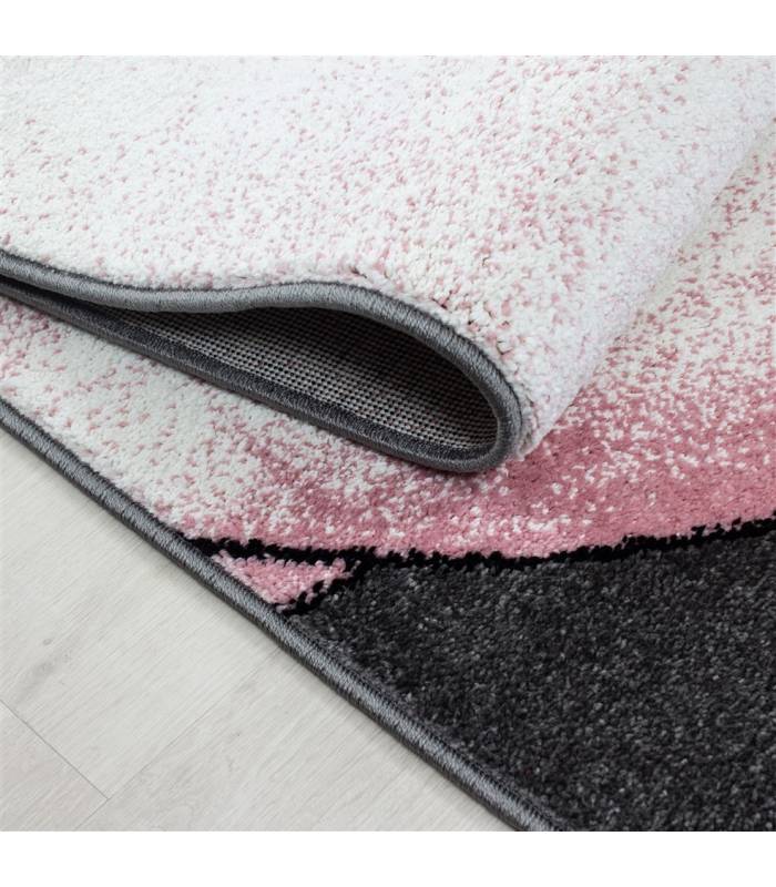 Children's carpet short pile lighthouse seafaring ship children's room gray beige