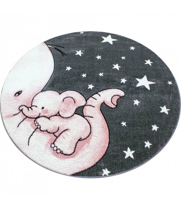 Children's carpet short pile lighthouse seafaring ship children's room gray beige