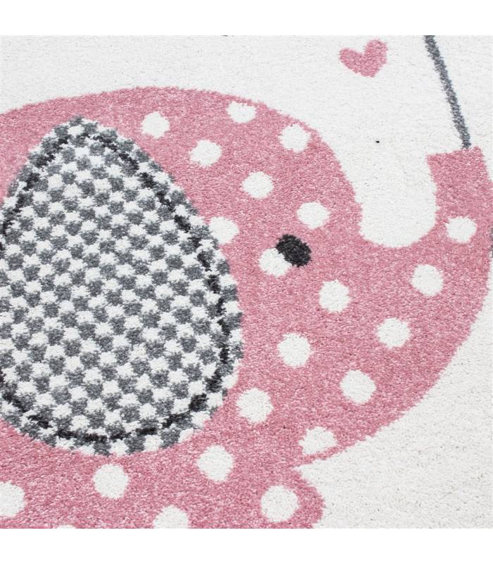 Children's carpet short pile lighthouse seafaring ship children's room gray beige