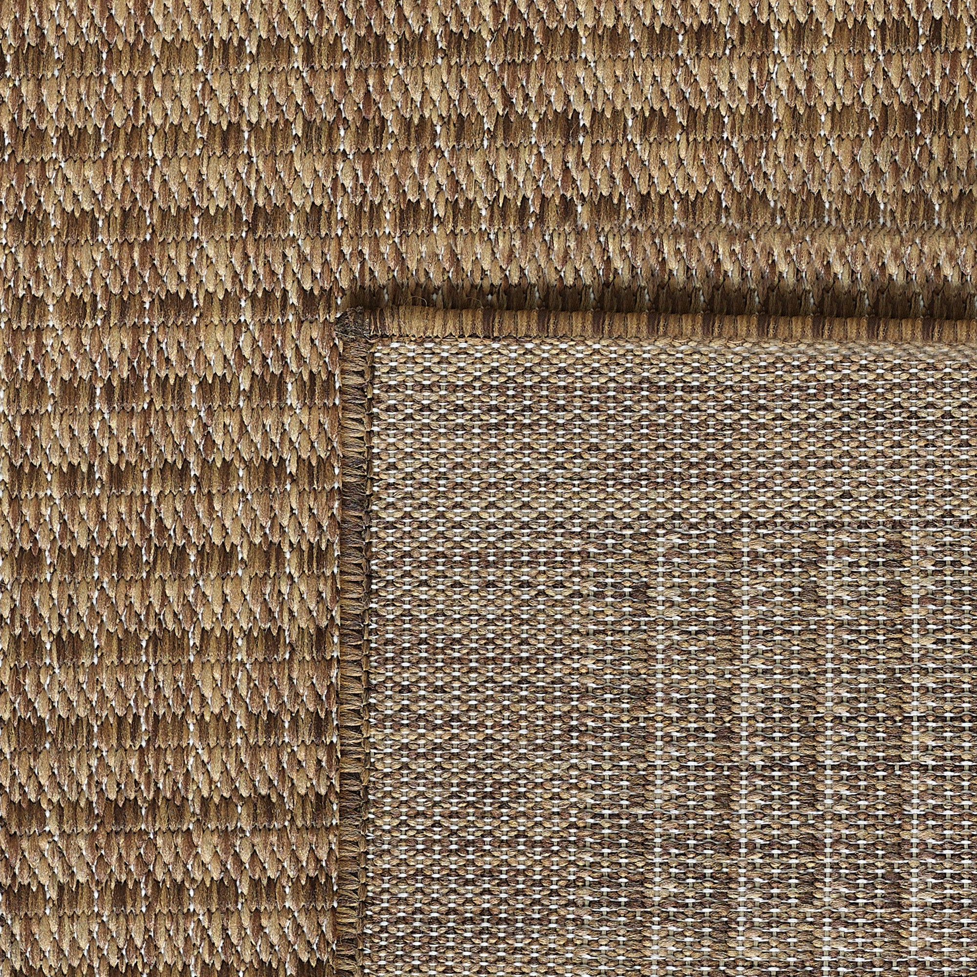 Teppich Wohnzimmer Beige Hochflor Läufer Flur Skandi Boho Teppich 3D Design