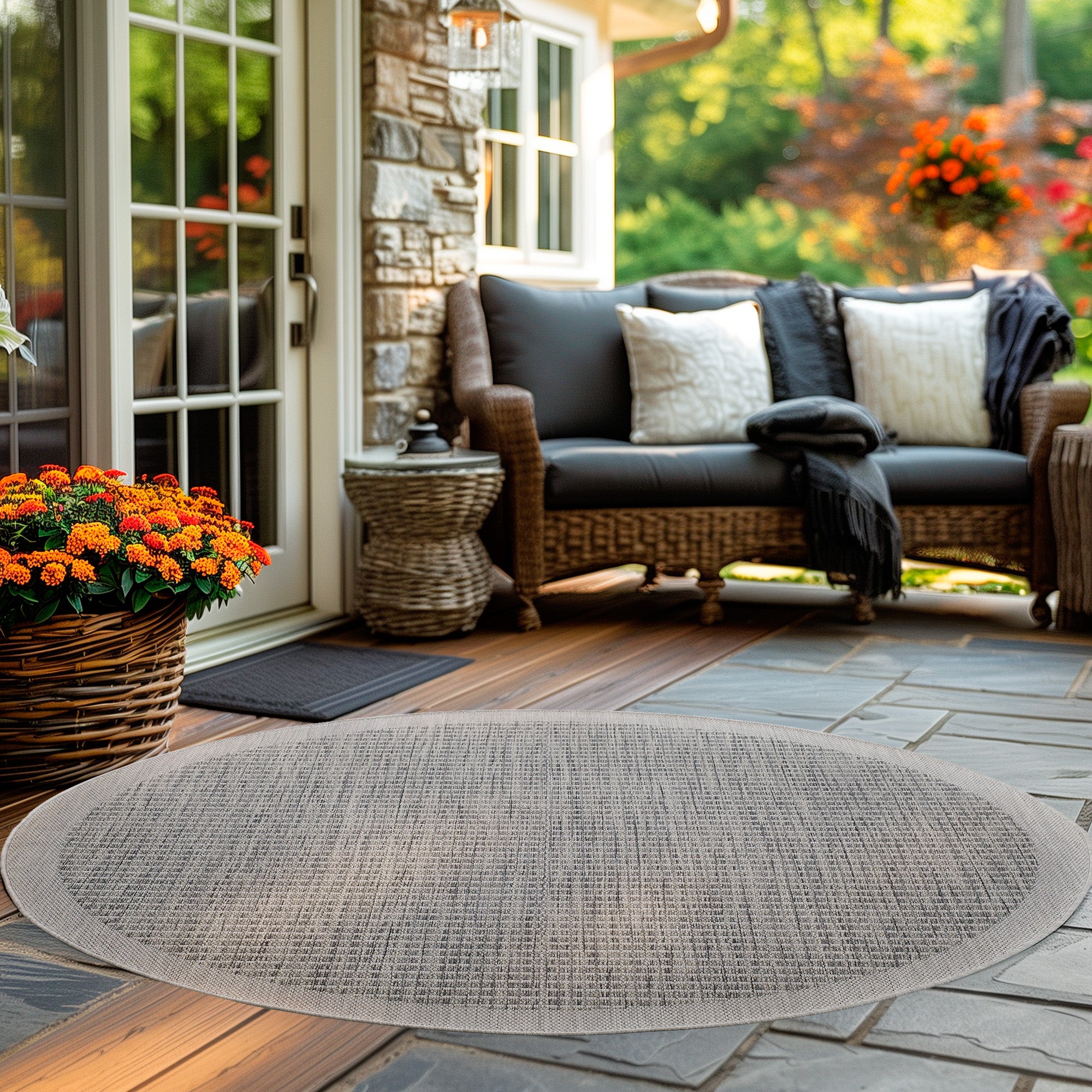 Teppich Wohnzimmer Beige Hochflor Läufer Flur Skandi Boho Teppich 3D Design