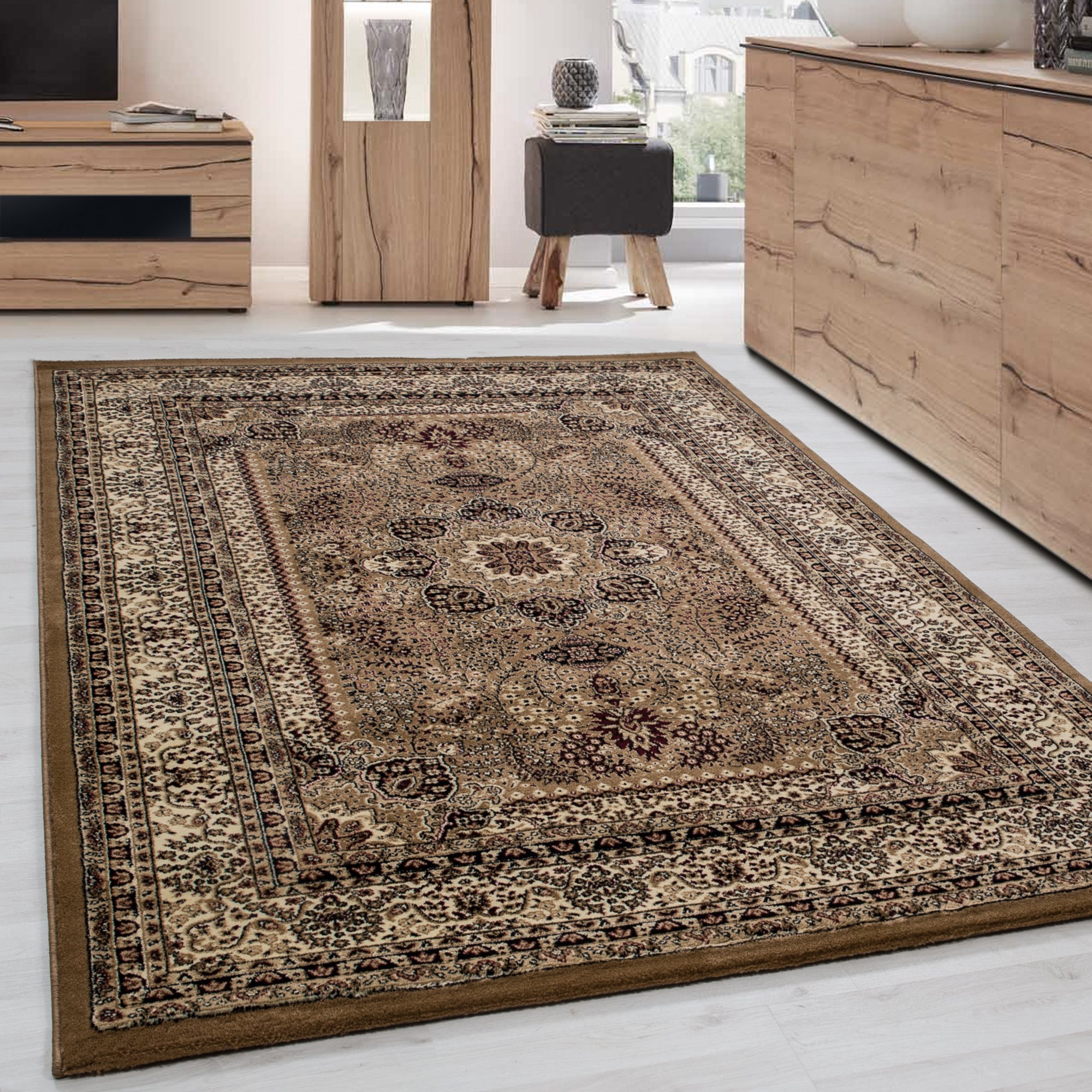 Tapis Orinet tapis tissé aspect classique tapis design oriental salon