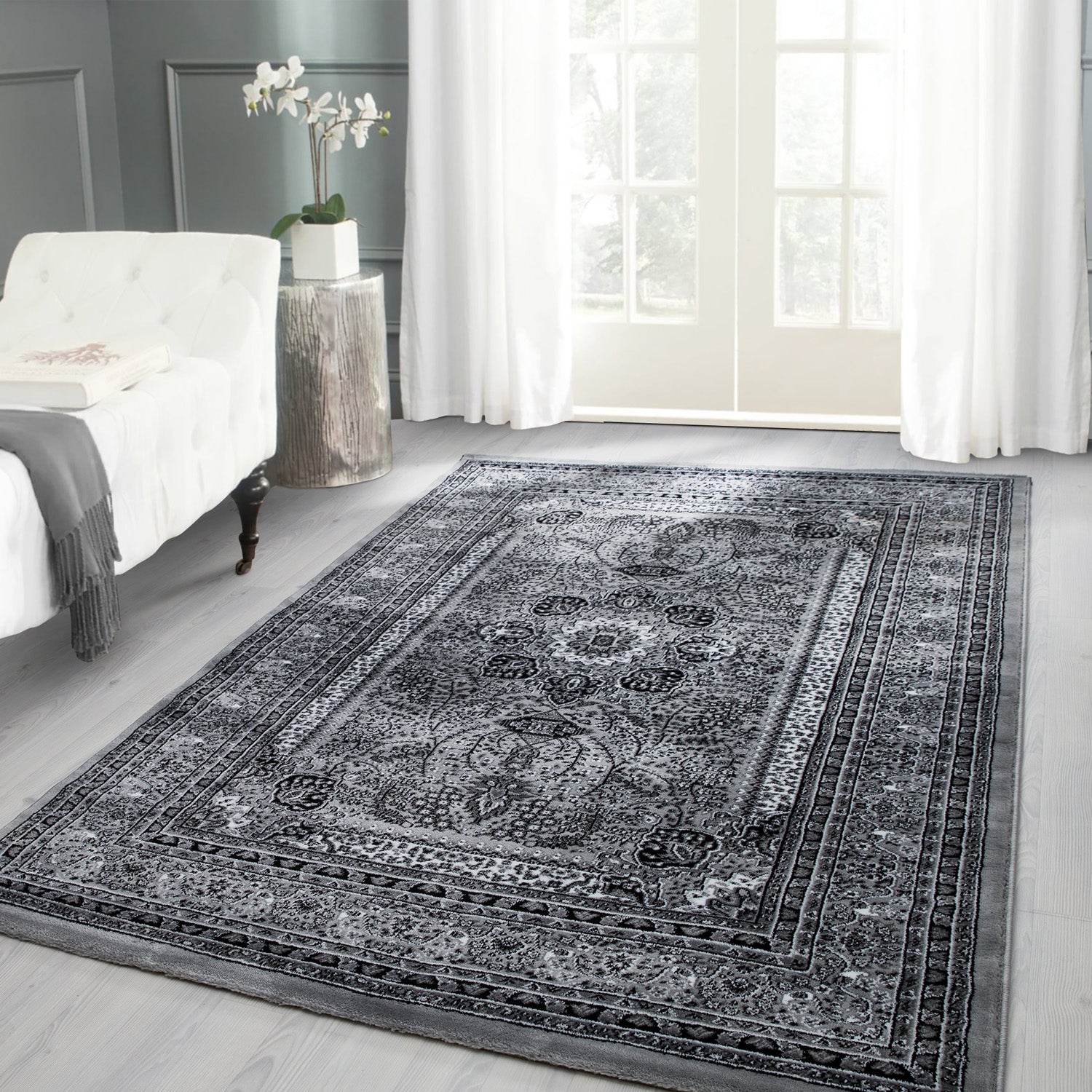 Tapis Orinet tapis tissé aspect classique tapis design oriental salon