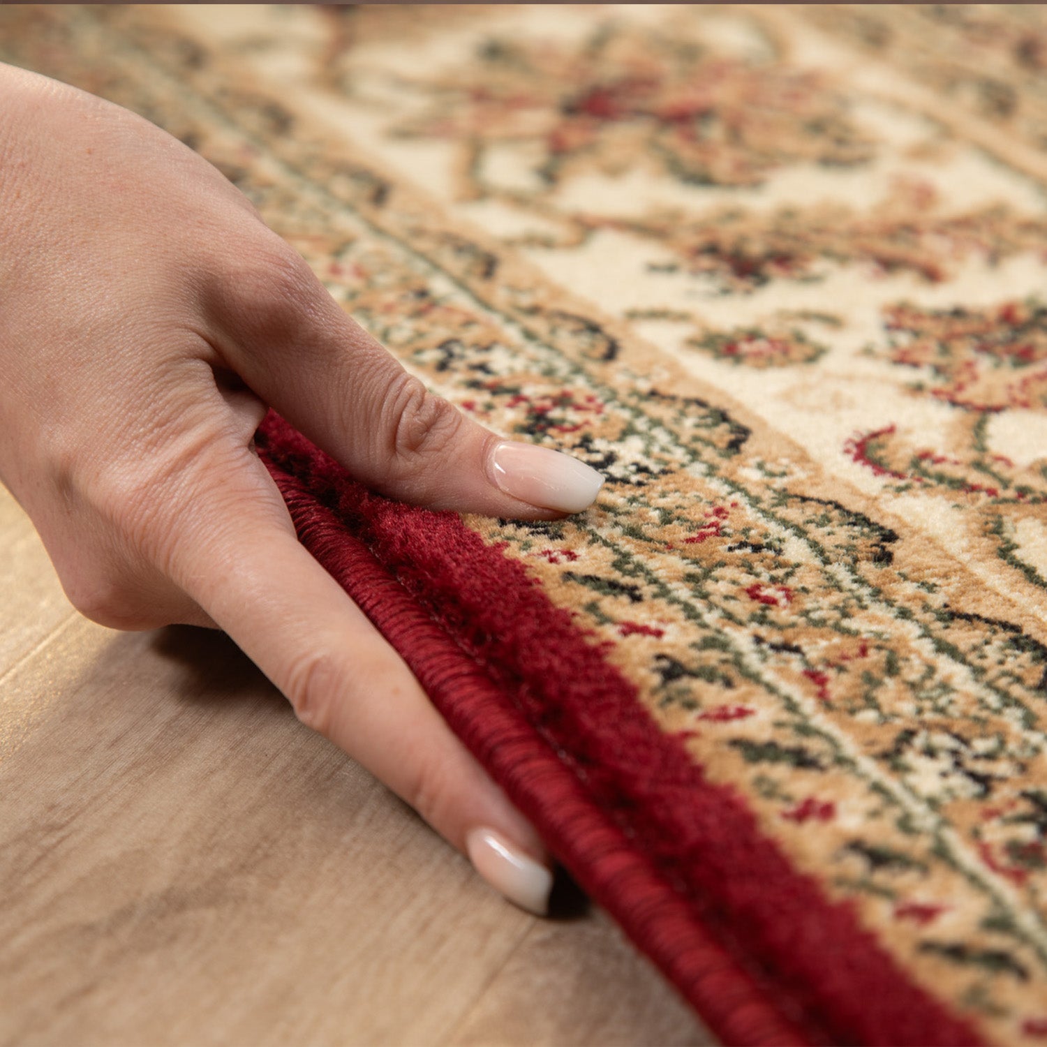 Orinet Teppich Klassisch Optik Webteppich orientalisch Design Teppich Wohnzimmer