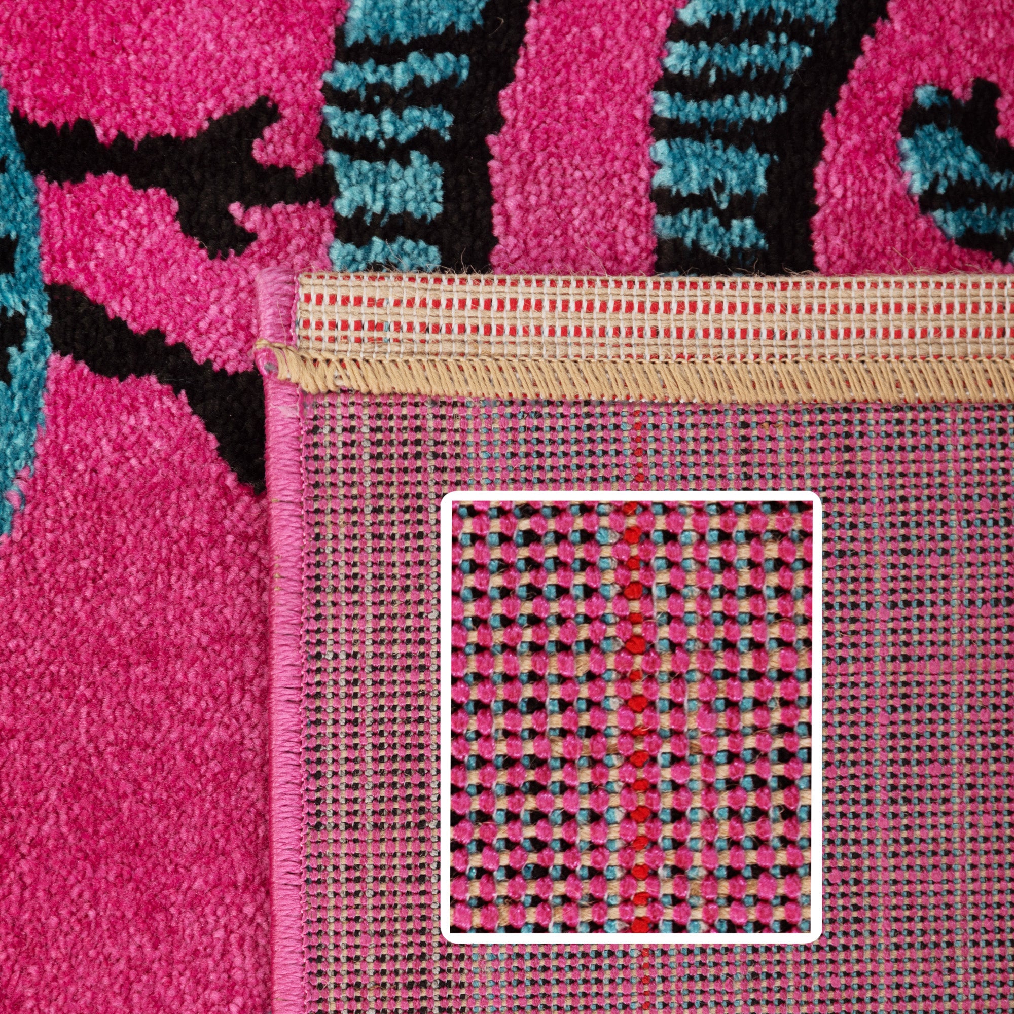 Kinderteppich Mädchen Eule-Design Babyzimmer Teppich Kinderzimmer Pflegeleicht