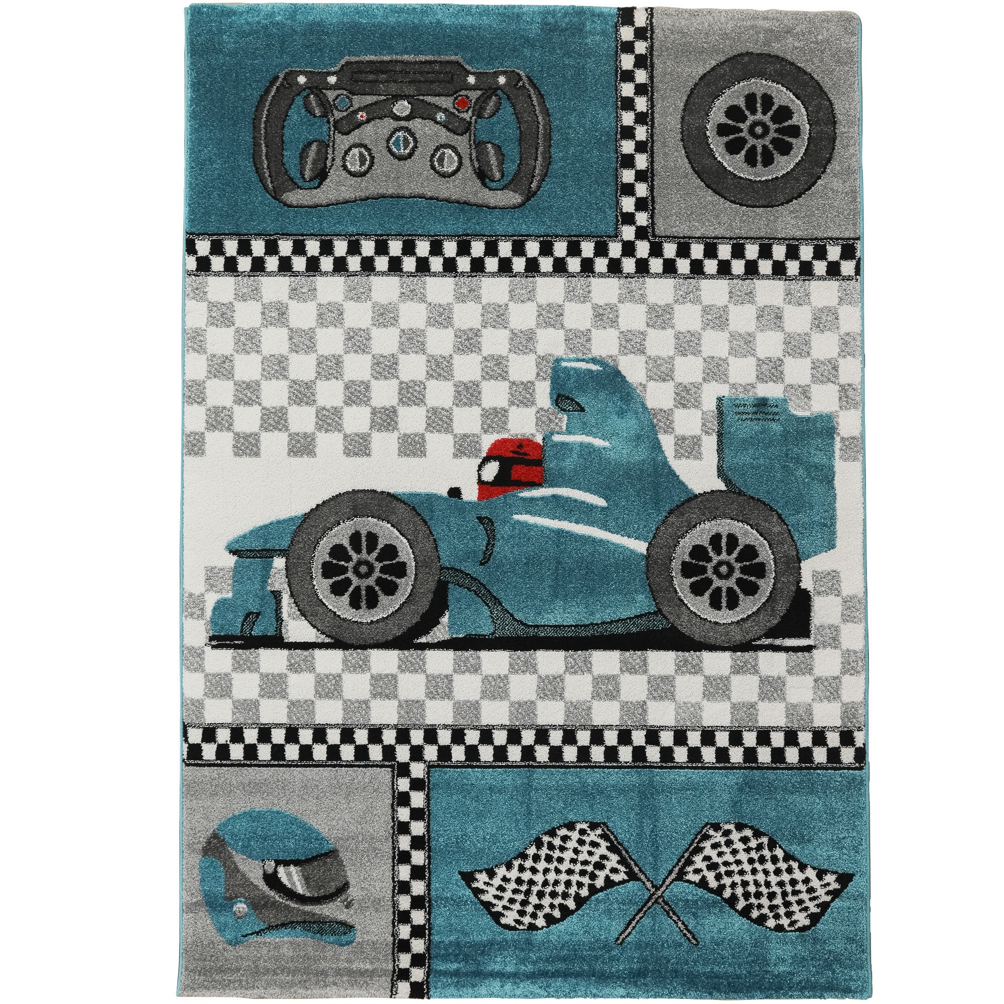 Kinderteppich Junge Pirat Design Babyzimmer Teppich Kinderzimmer Pflegeleicht