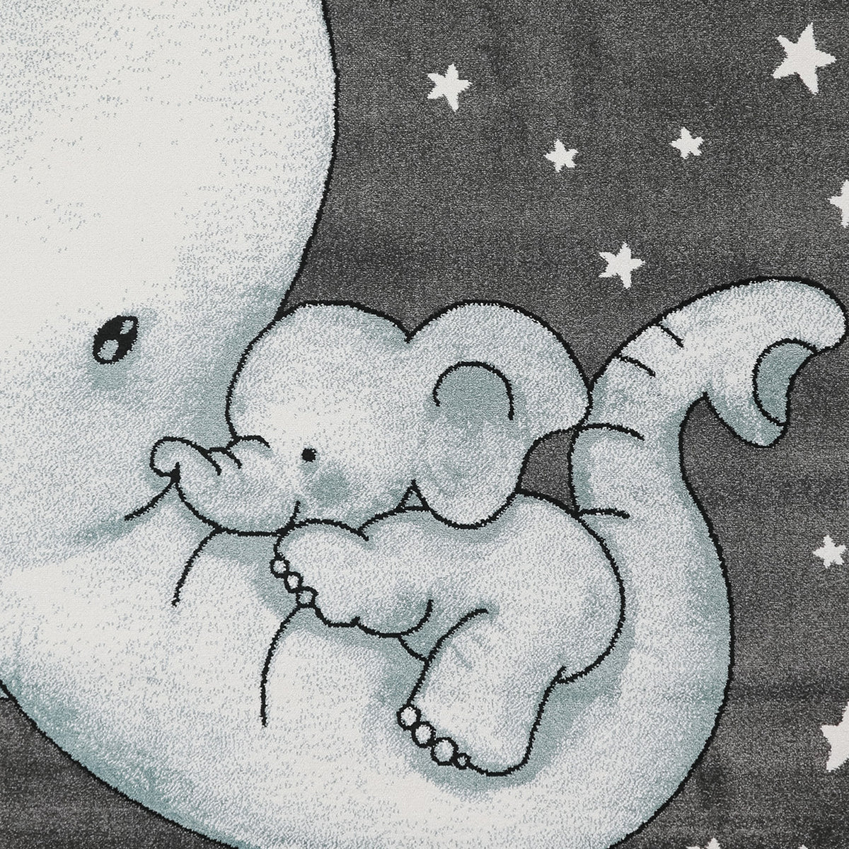 Kinderteppich Junge Elefant Design Babyzimmer Teppich Kinderzimmer Pflegeleicht