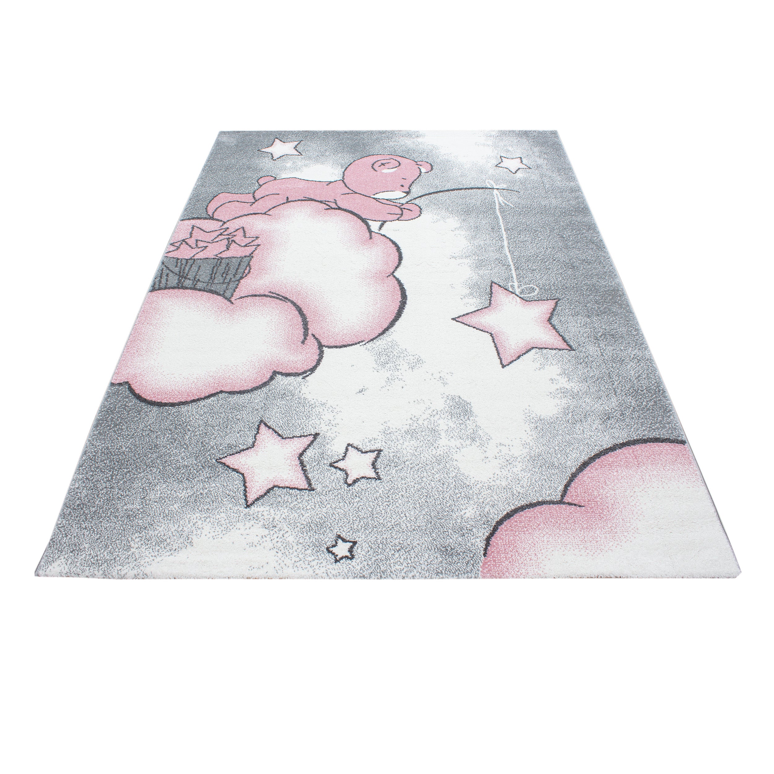 Tapis enfant fille ours design tapis chambre bébé chambre enfant facile d'entretien