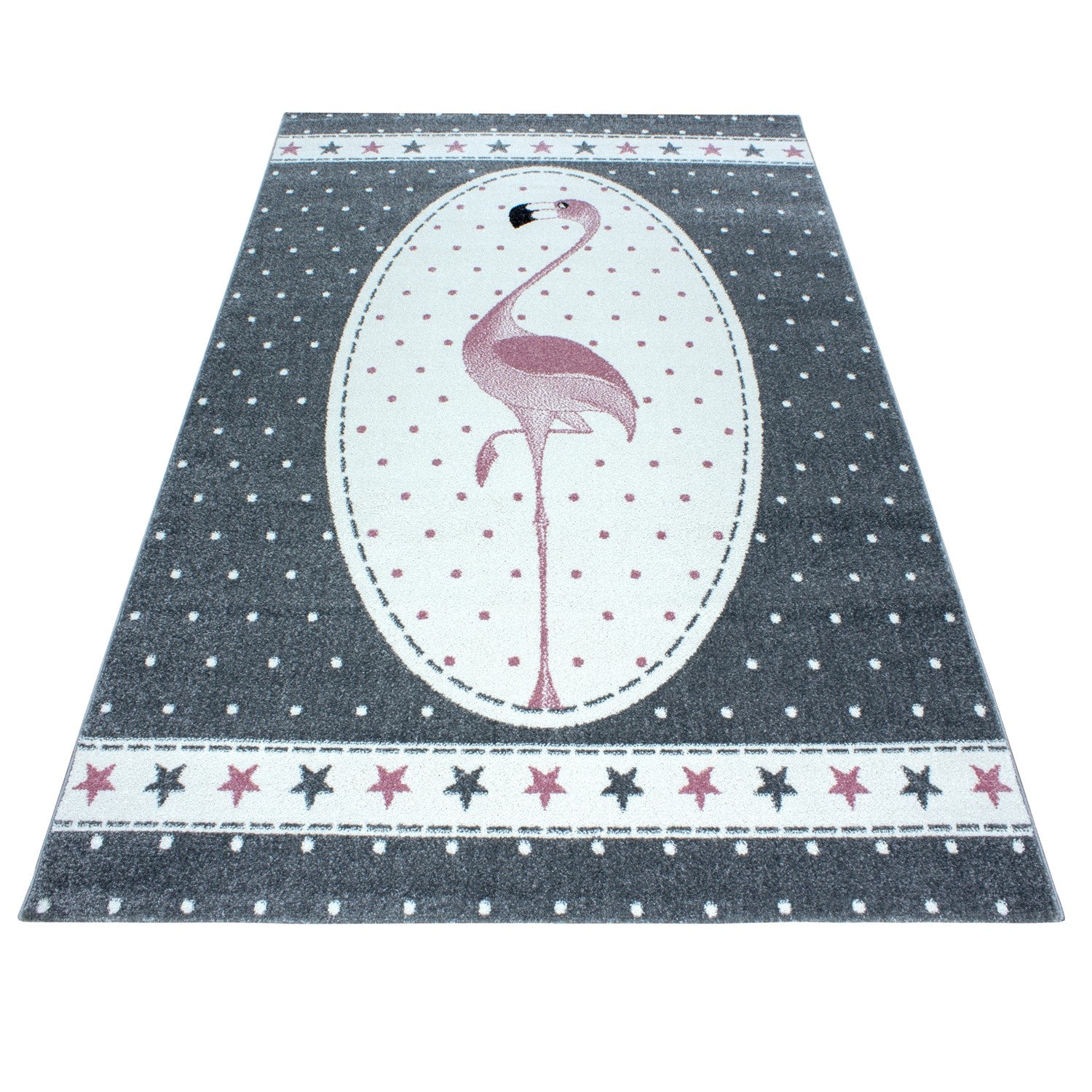 Children's carpet girls cute flamingo design baby room carpet children's room