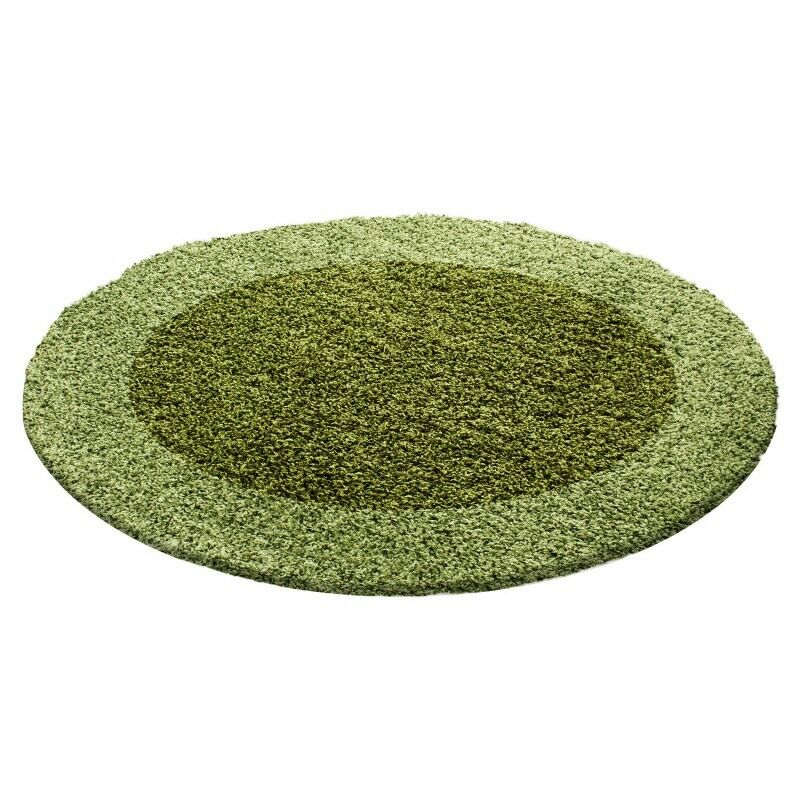Hochflor Shaggy Langflor-Teppich Wohnzimmerteppich Soft Bordüre - Viele Farben