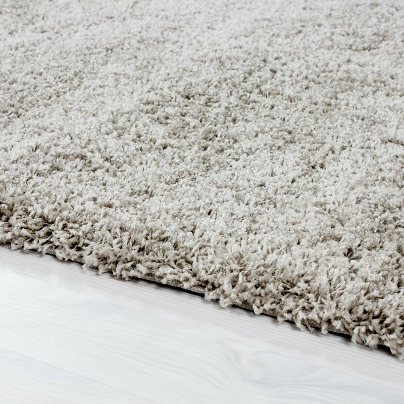 Hochflor Shaggy Langflor-Teppich Wohnzimmerteppich Soft Einfarbig in 14 Farben