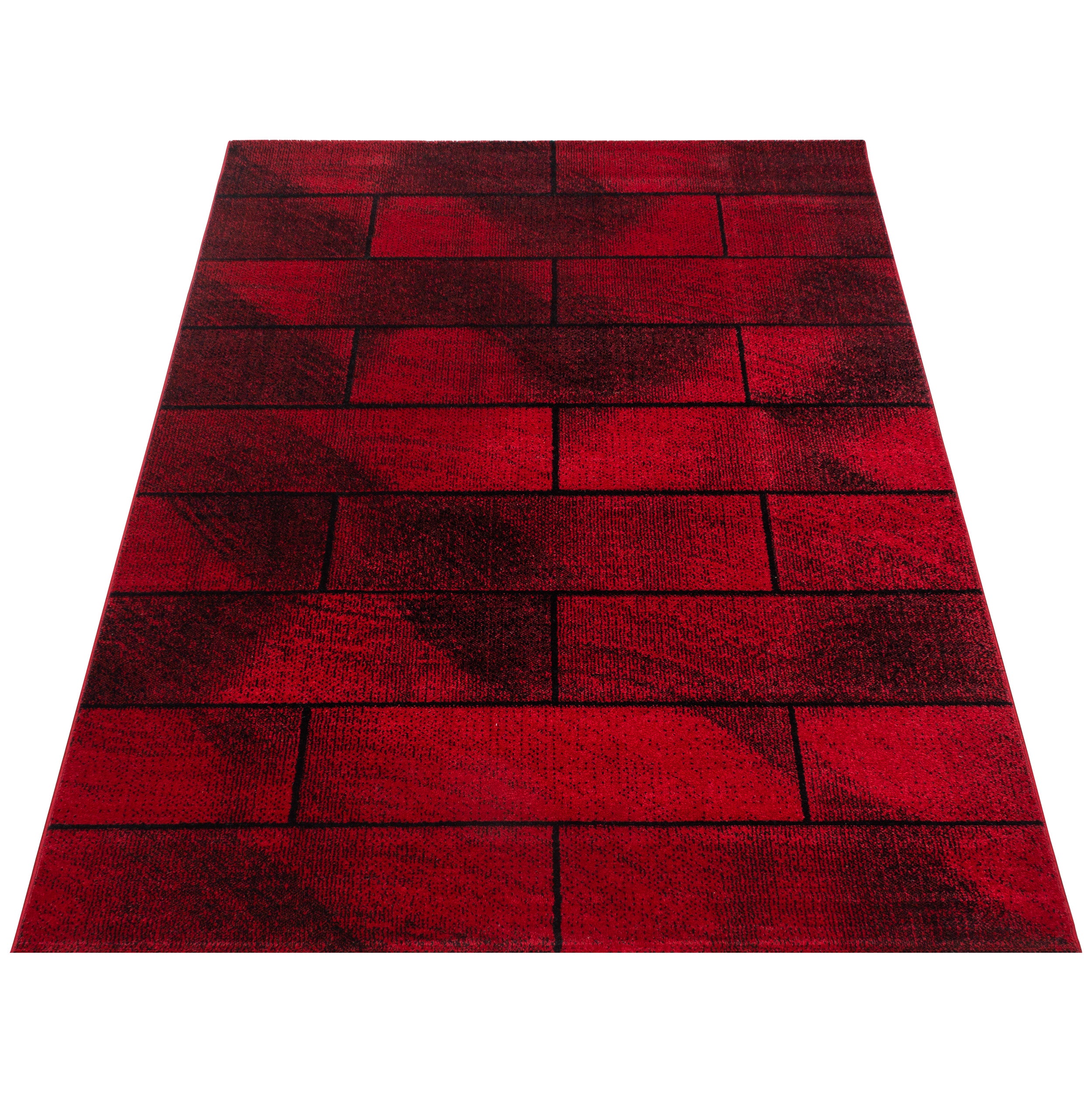 Modern Designer Kurzflor Teppich Geometrisch Design Weich Teppich Wohnzimmer