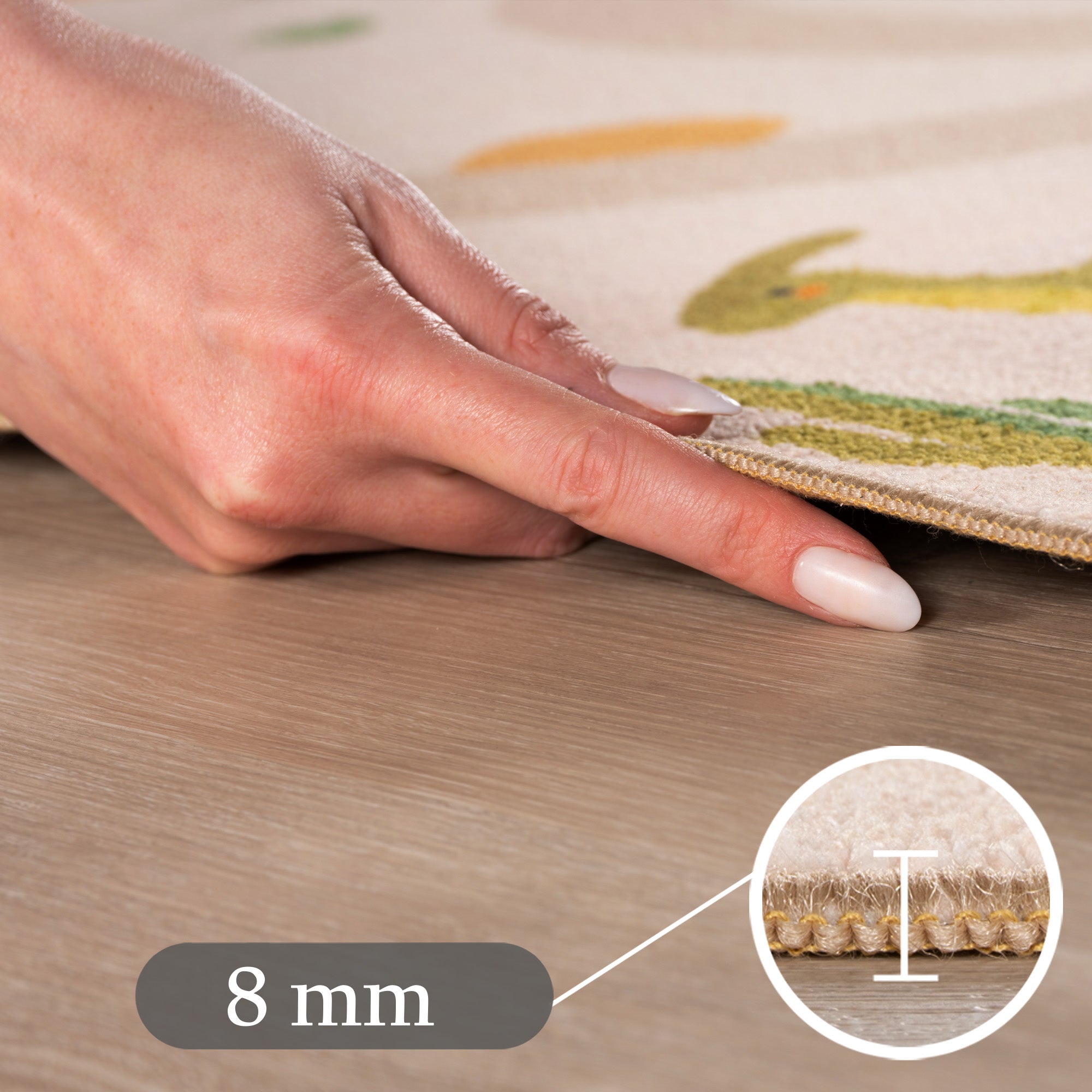 Carpettex Kinderteppich Dinosaurier Spielteppich für Kinderzimmer Spielecken