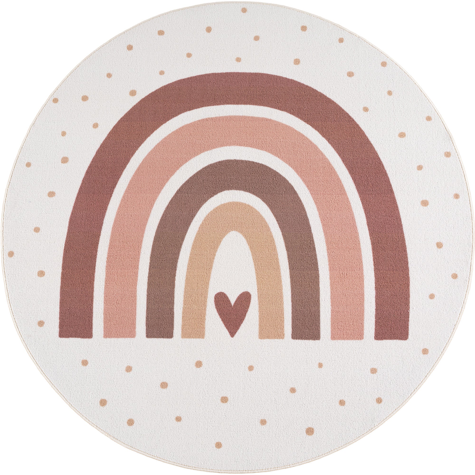 Carpettex Kinderteppich Regenbogen Spielteppich für Kinderzimmer Spielecken