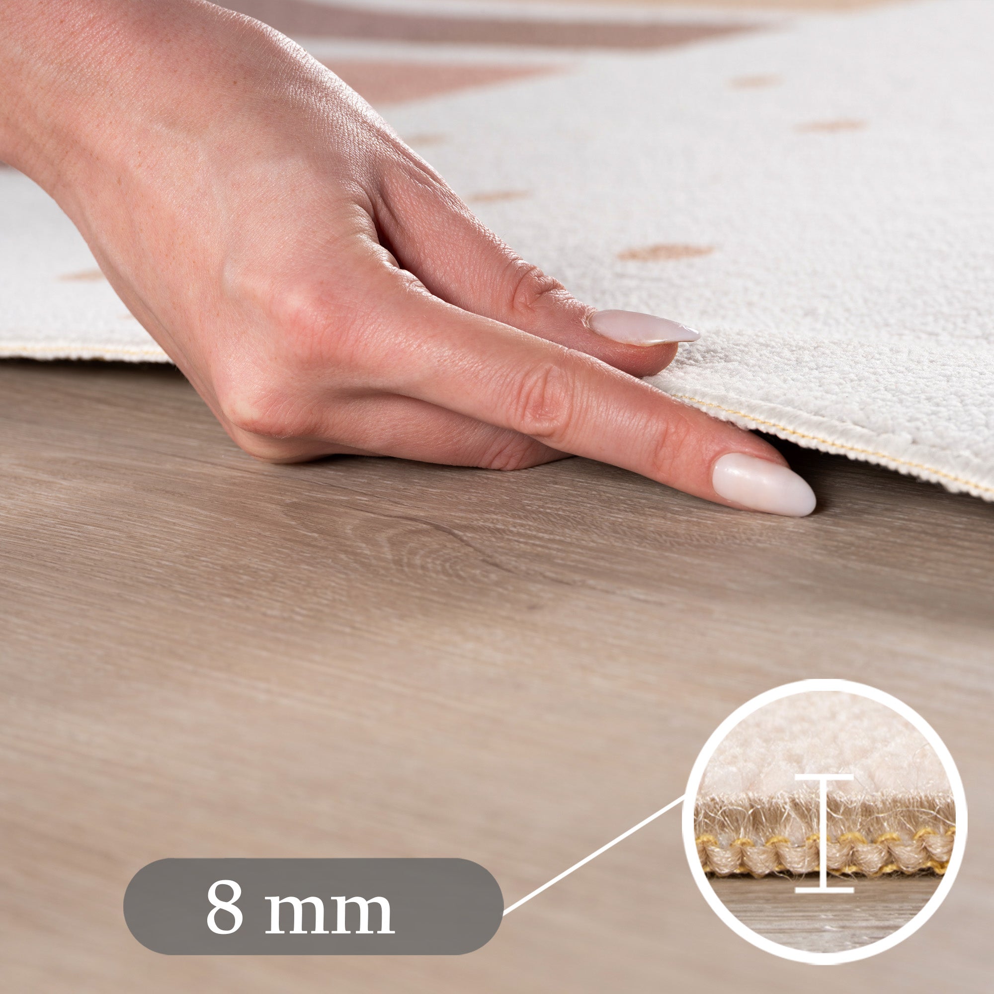 Carpettex Kinderteppich Regenbogen Spielteppich für Kinderzimmer Spielecken