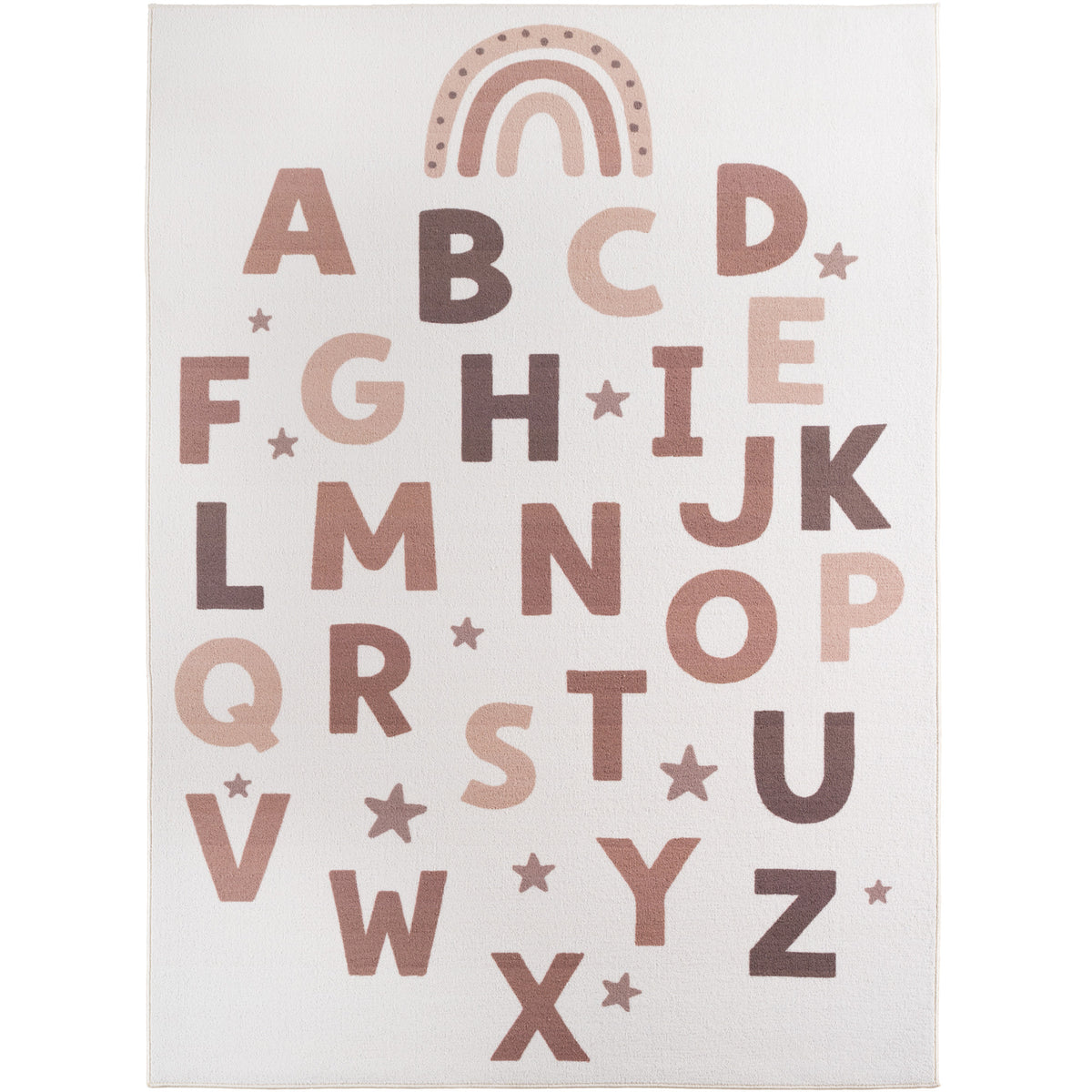 Carpettex Kinderteppich Alphabet Buchstaben Lernteppich