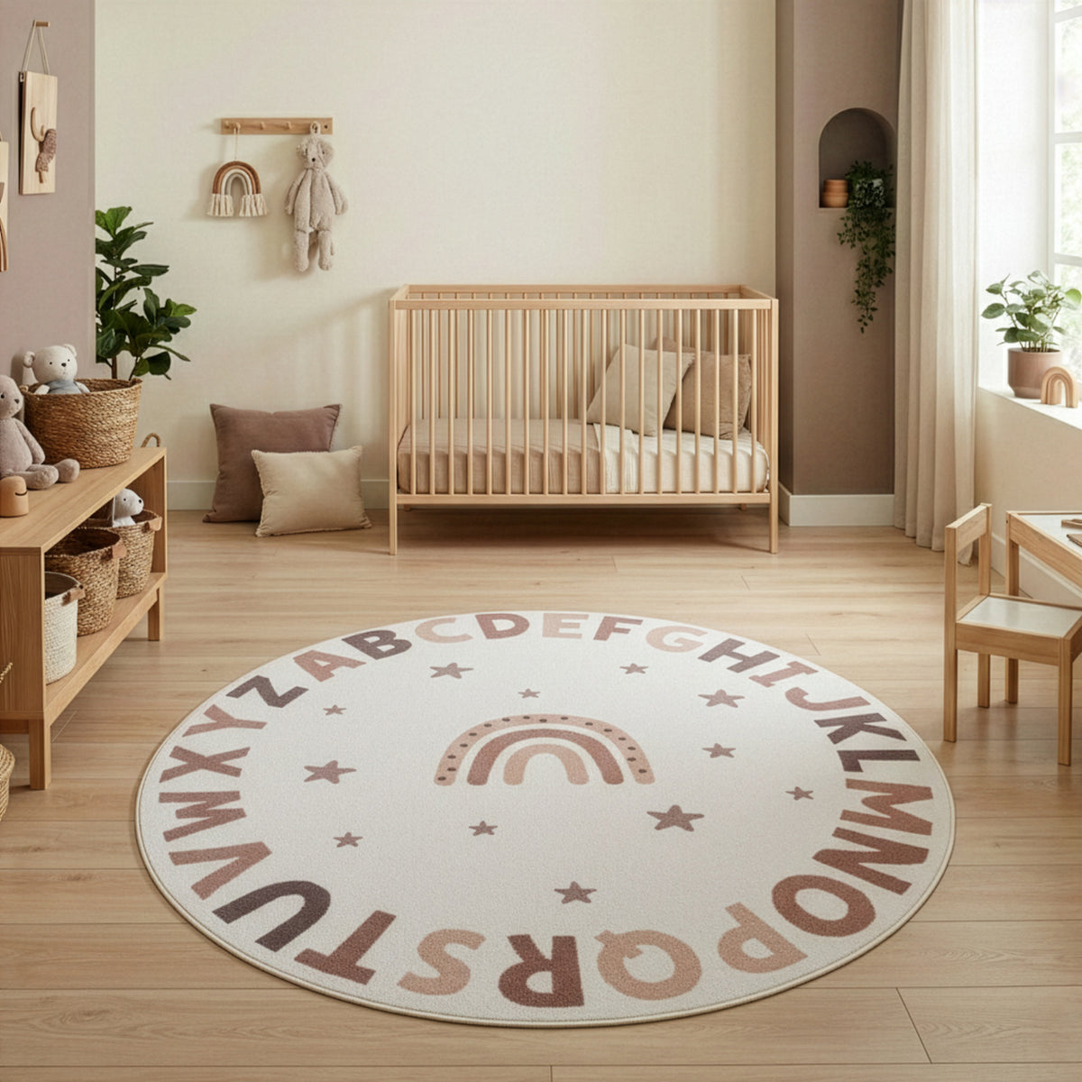 Carpettex Kinderteppich Alphabet Spielteppich für Kinderzimmer Spielecken