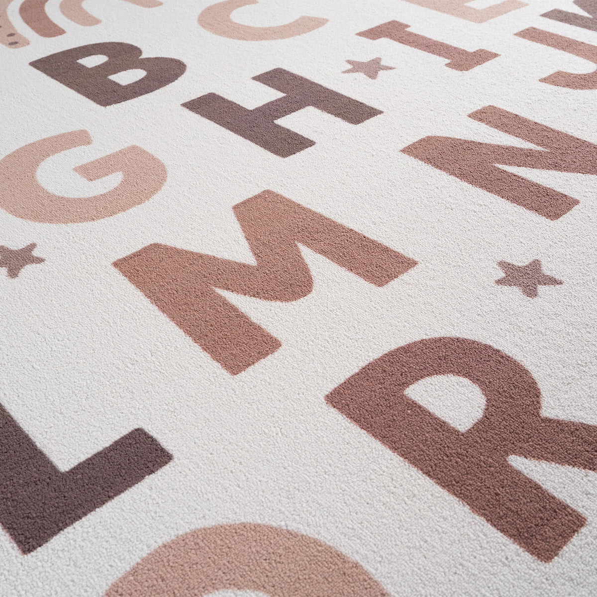 Carpettex Kinderteppich Alphabet Buchstaben Lernteppich