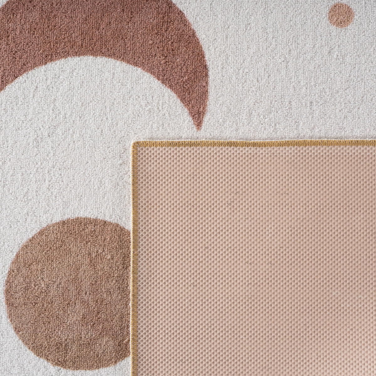 Carpettex Kinderteppich Mondphasen Boho Spielteppich