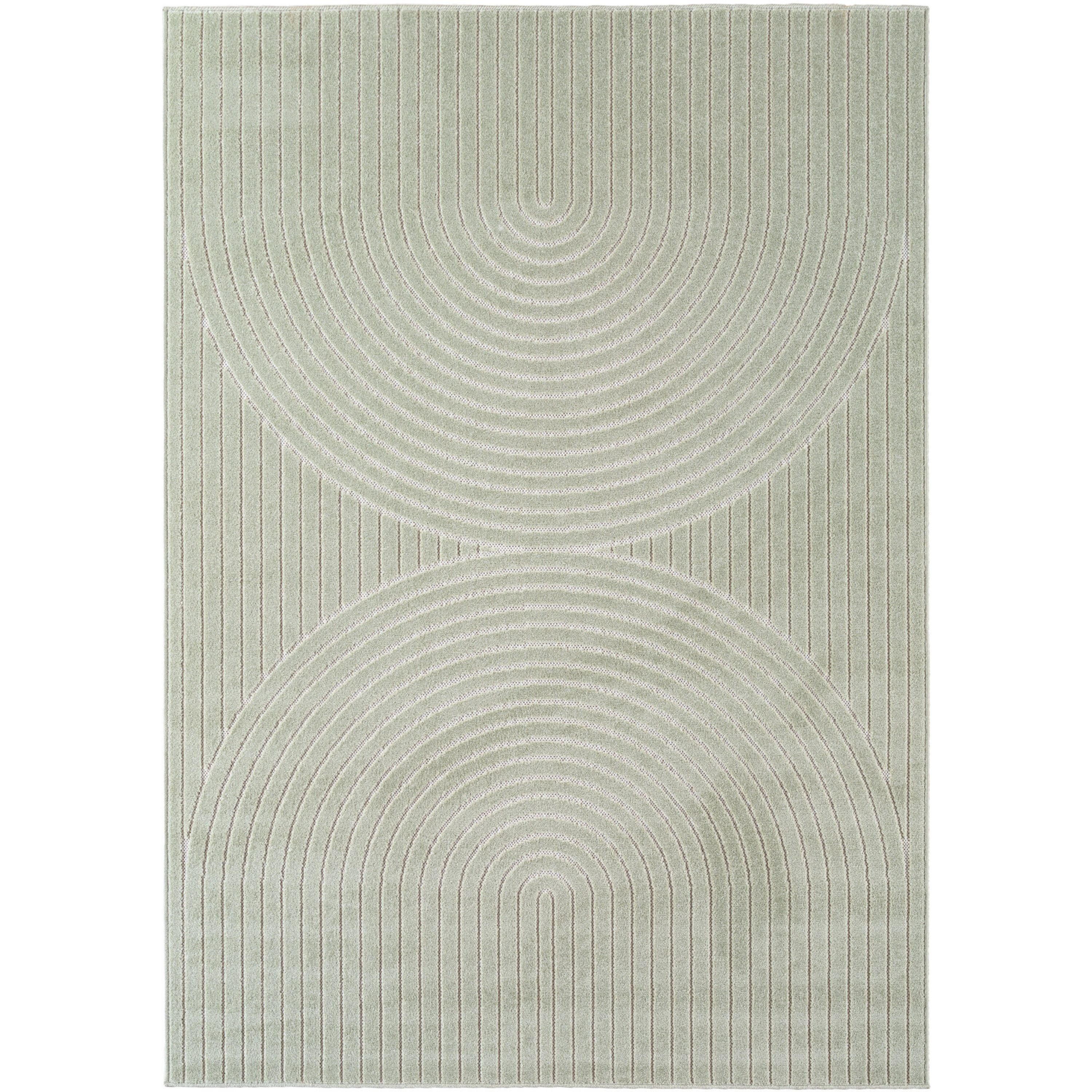 Carpettex Kurzflor Teppich 3D Hoch-Tief Skandi Boho Indoor Outdoor