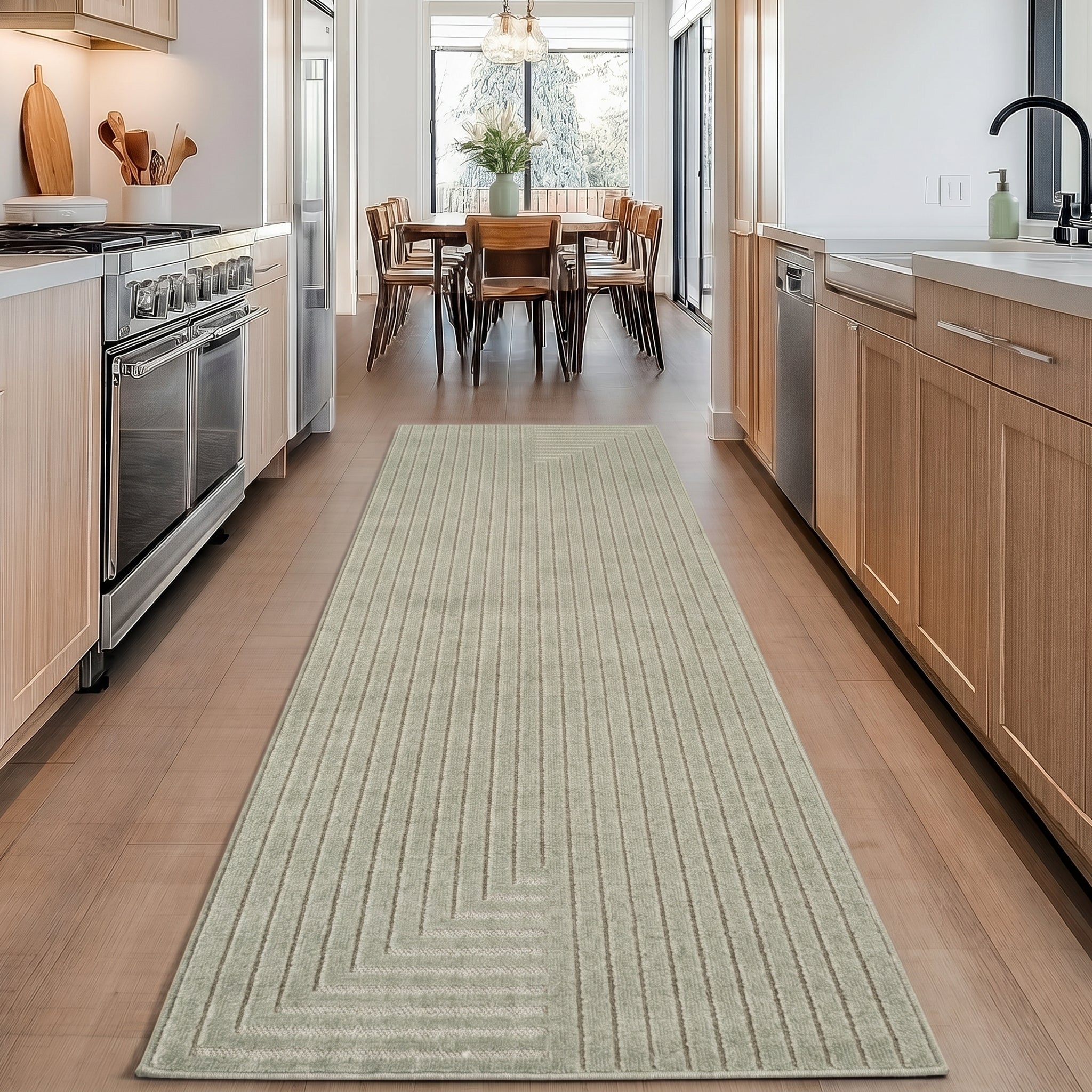 Carpettex Kurzflor Teppich 3D Hoch-Tief Skandi Boho Indoor Outdoor