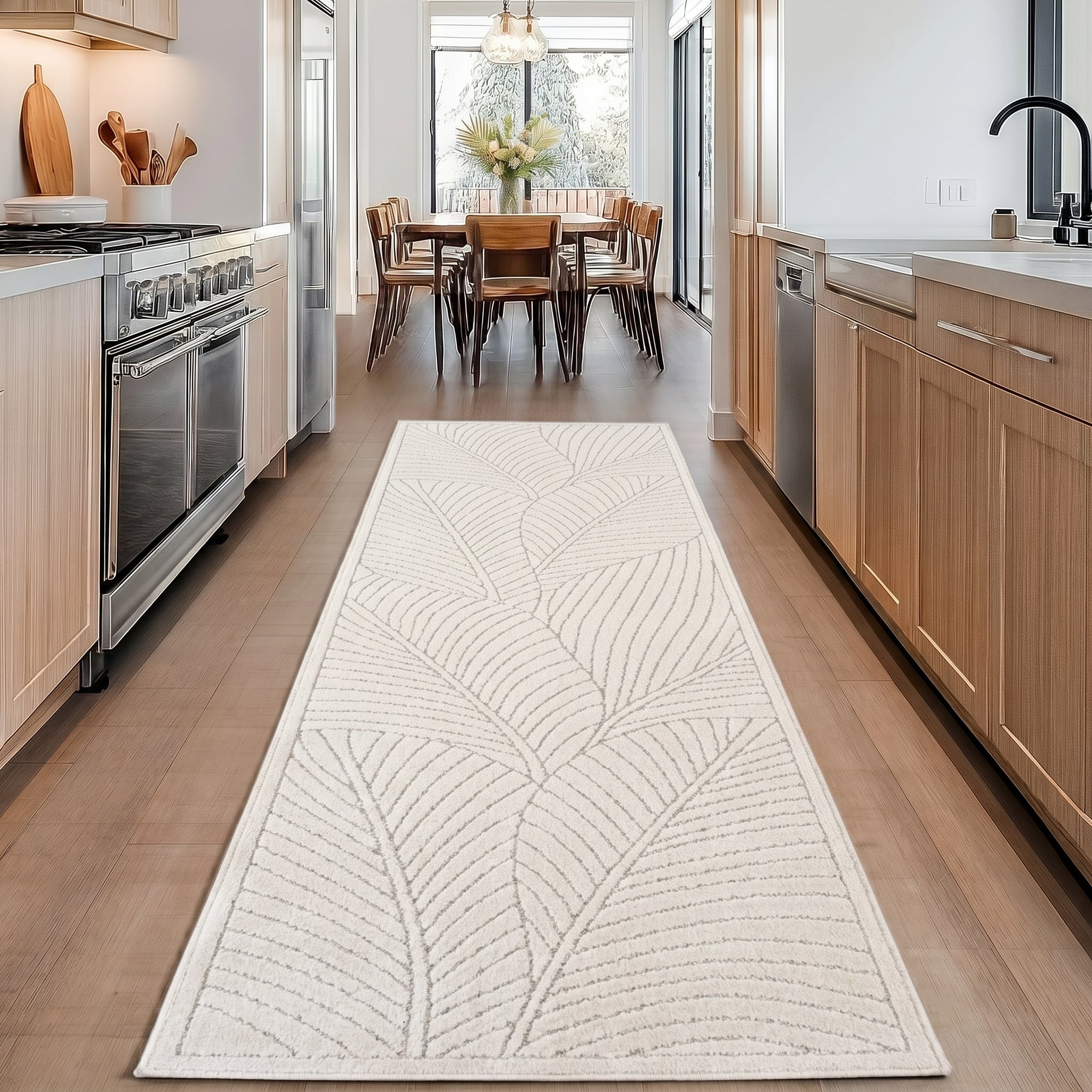 Carpettex Kurzflor Teppich 3D Hoch-Tief Skandi Boho Indoor Outdoor