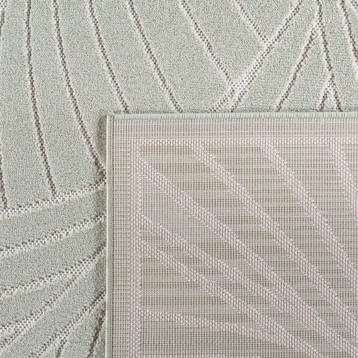 Carpettex Kurzflor Teppich 3D Hoch-Tief Skandi Boho Indoor Outdoor
