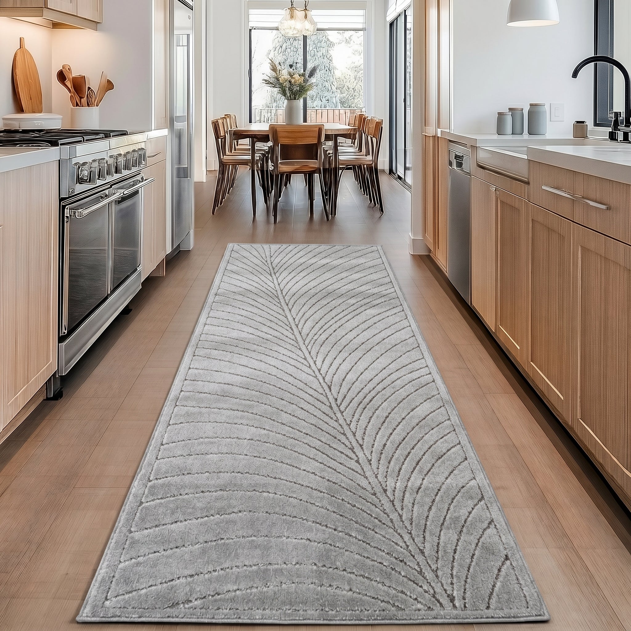 Carpettex Kurzflor Teppich 3D Hoch-Tief Skandi Boho Indoor Outdoor
