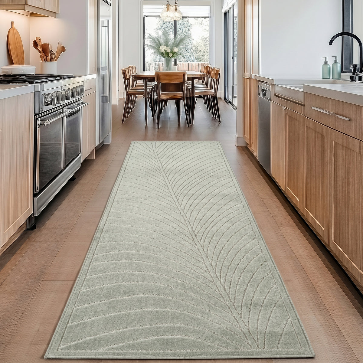 Carpettex Kurzflor Teppich 3D Hoch-Tief Skandi Boho Indoor Outdoor