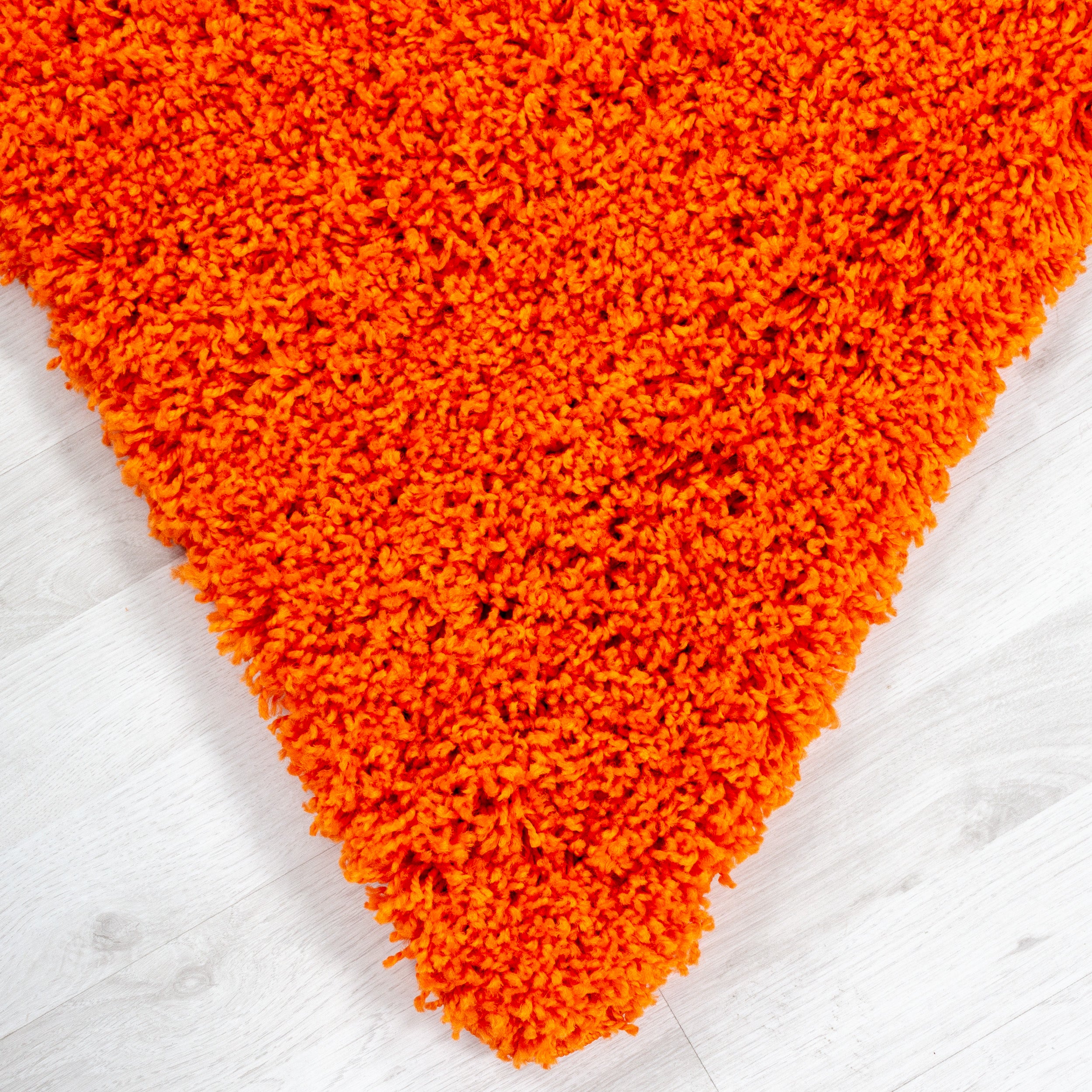 Teppich Sternform  Kinderteppich Hochflor Shaggy Stern muster Orange Farbe