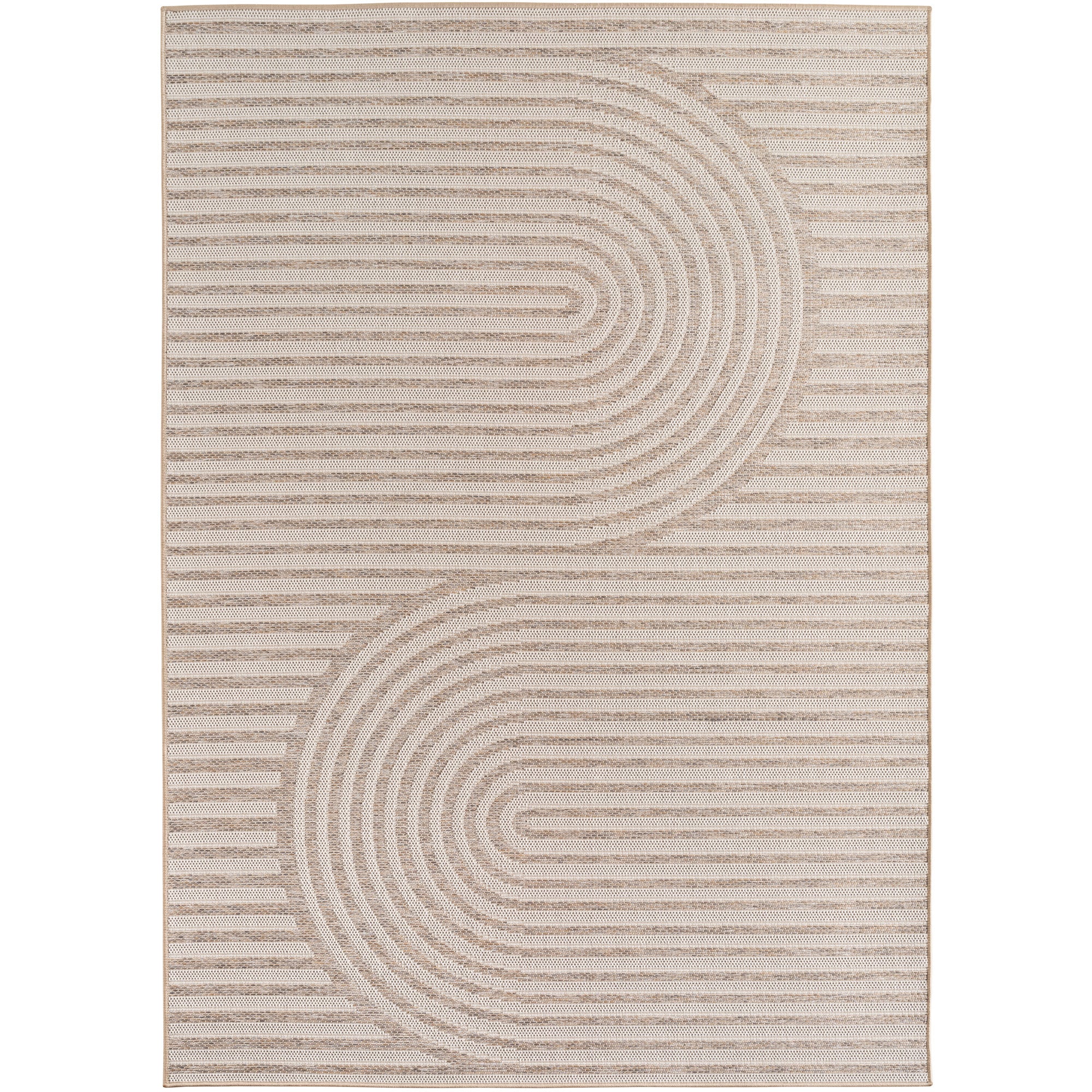 Carpettex Outdoor Teppich wetterfest Balkon, Terrasse, Garten Skandi Boho-Design