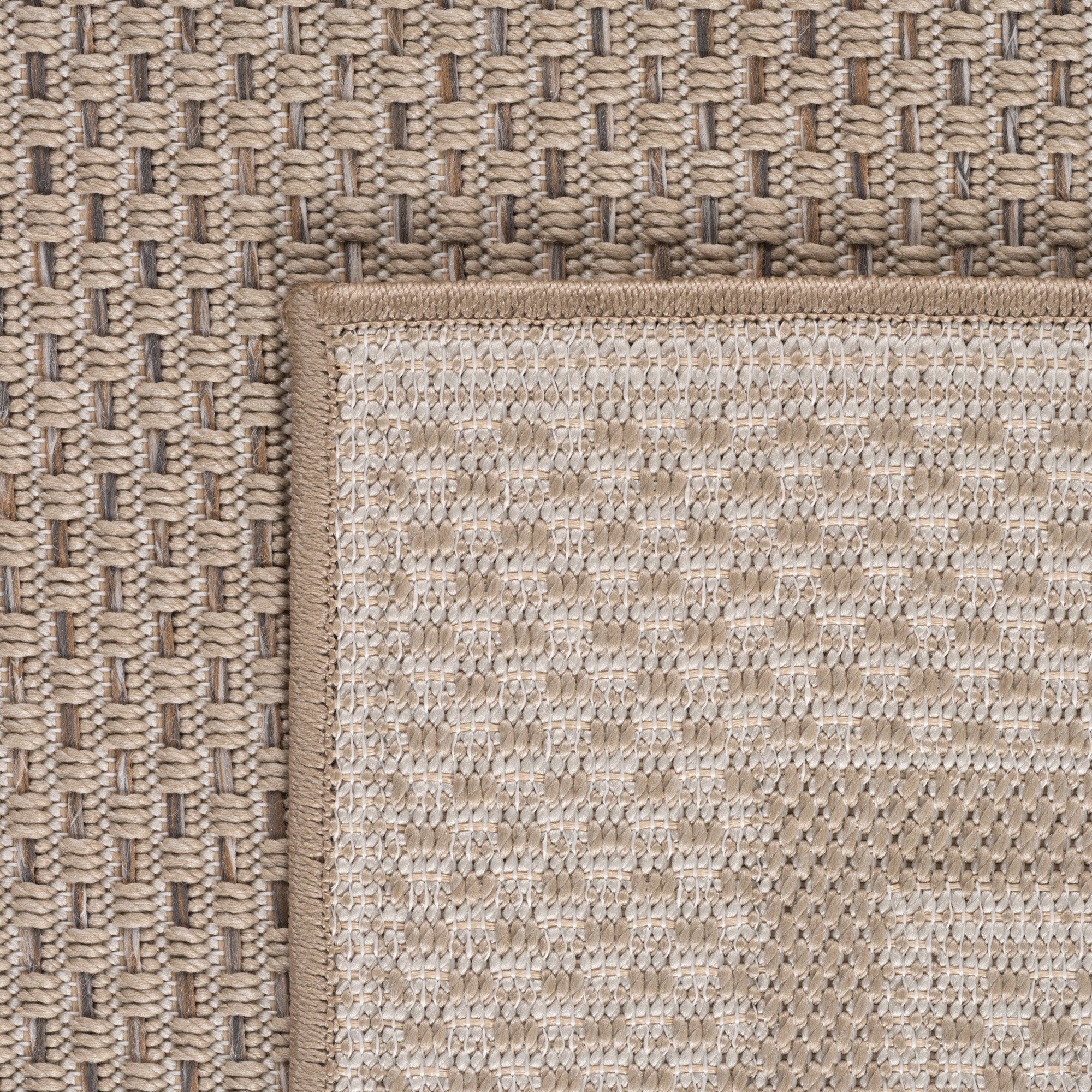 Carpettex Outdoor Teppich wetterfest Balkon, Terrasse, Garten Skandi Boho-Design