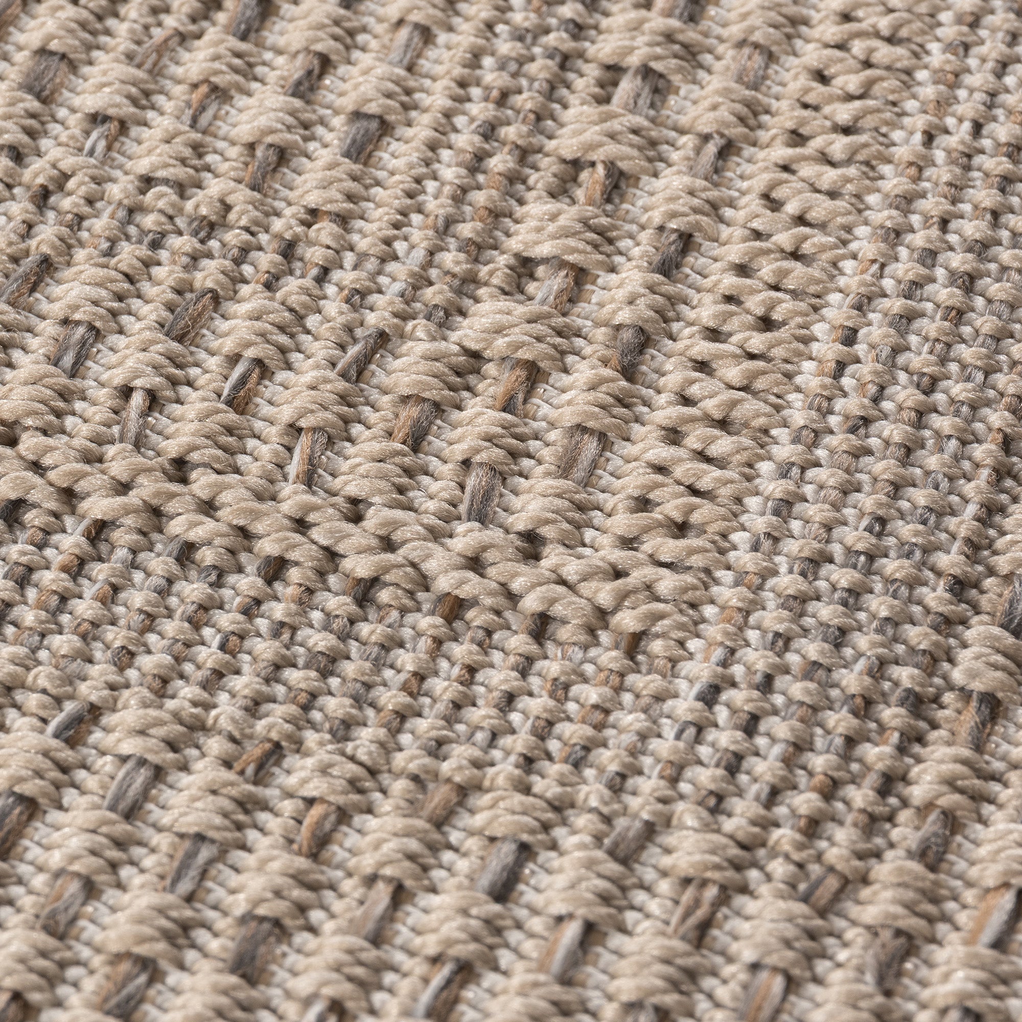 Carpettex Outdoor Teppich wetterfest Balkon, Terrasse, Garten Skandi Boho-Design