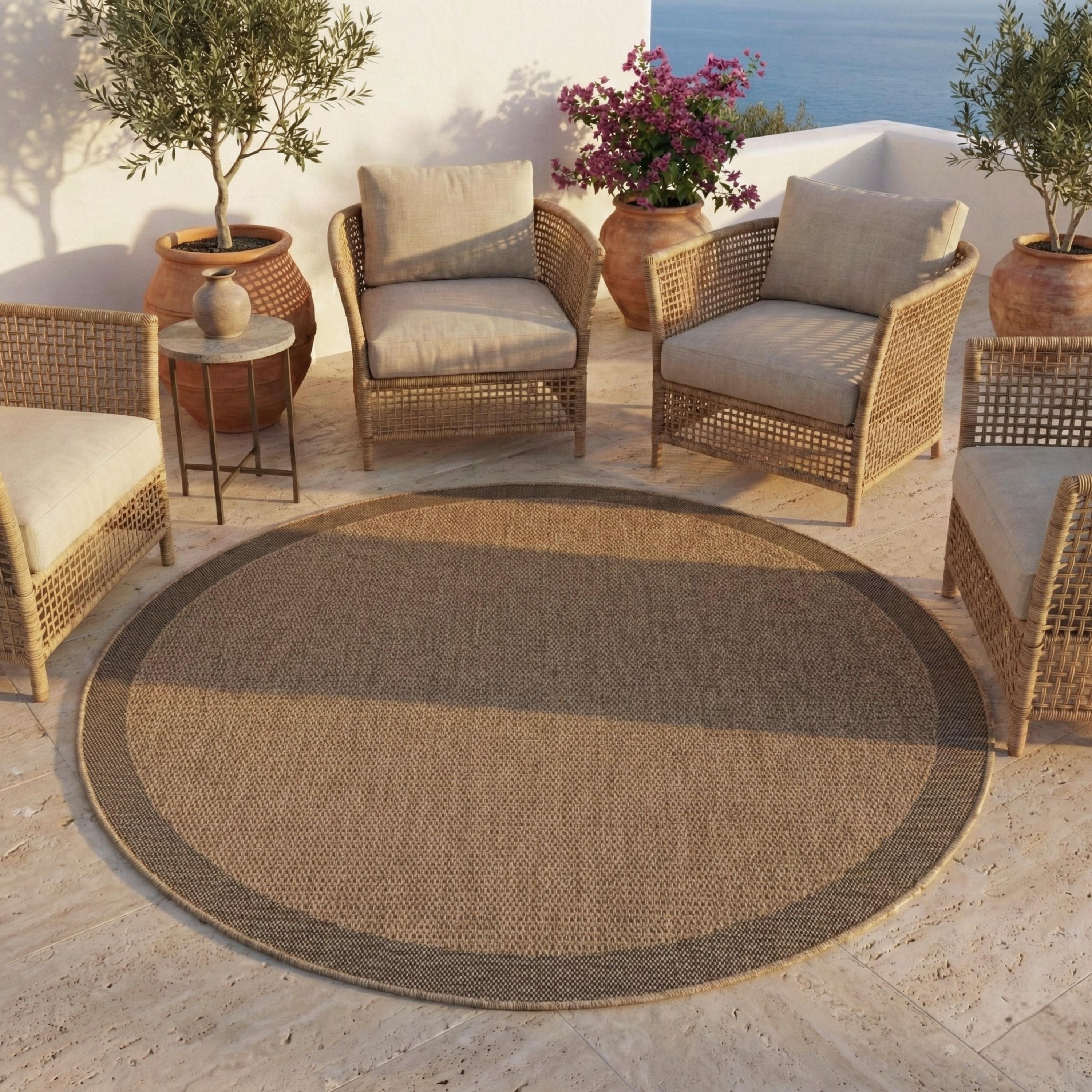 Tapis d'intérieur/extérieur Carpettex, résistant aux intempéries et robuste, idéal pour la cuisine, la terrasse et le jardin.
