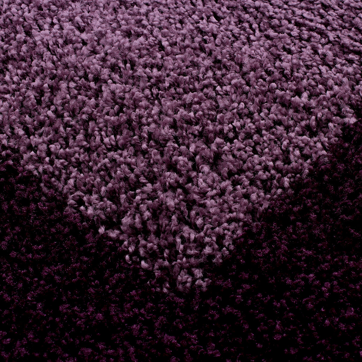 Shaggy Teppich Hochflor Langflor Wohnzimmer Teppich Gemustert in Bordüre Design
