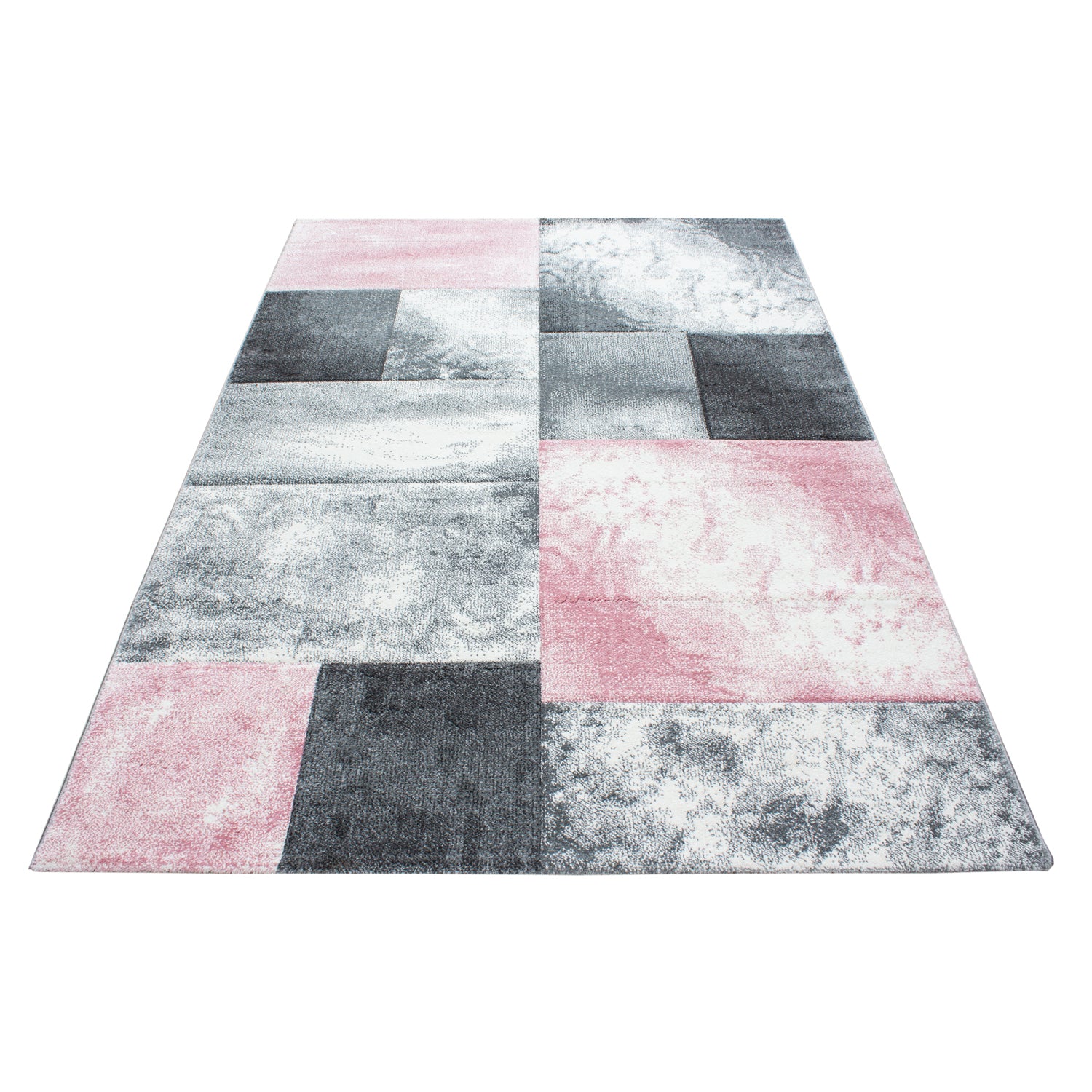 Designer Wohnzimmer Teppich Modern Design handgearbeiteter Konturenschnitt