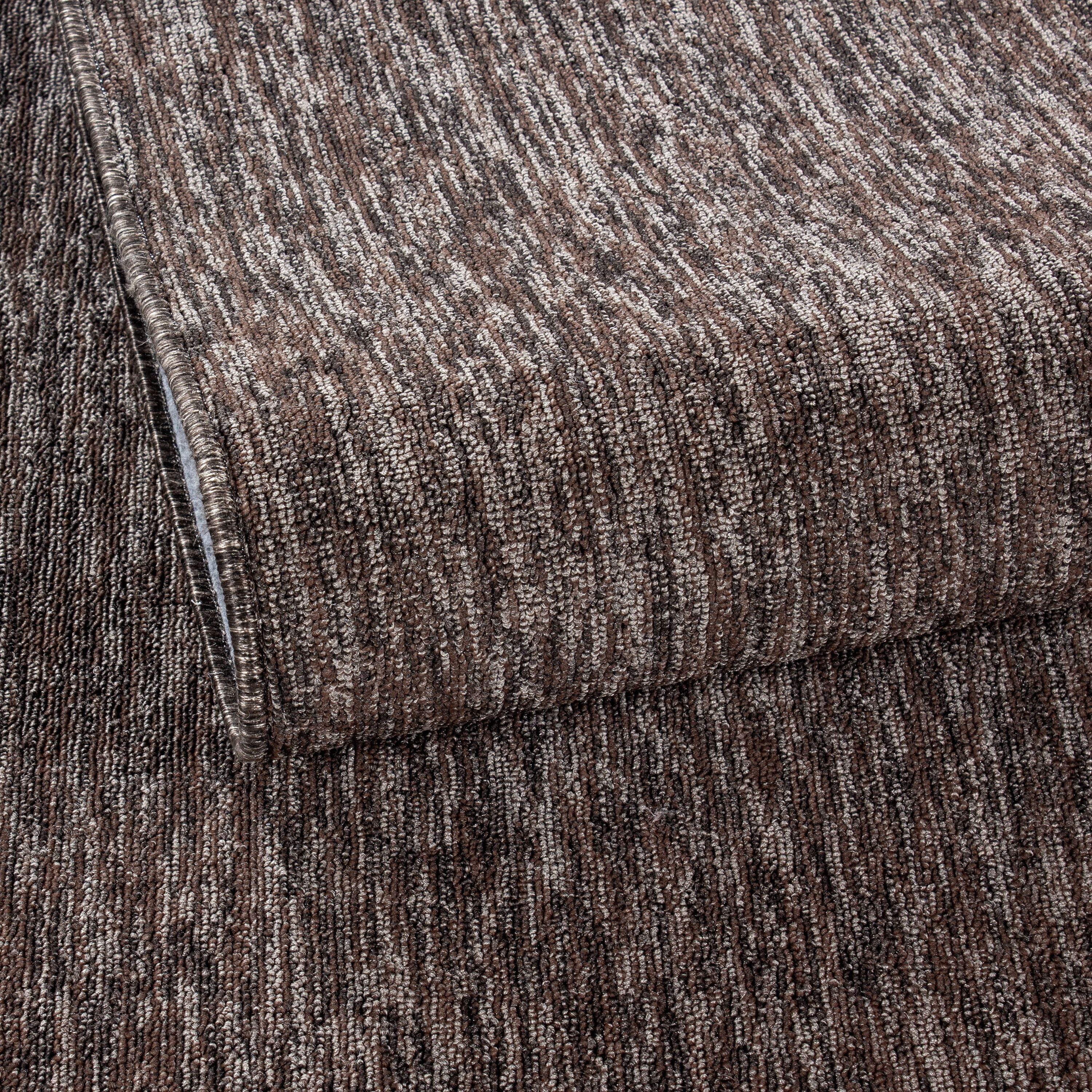 Tapis moderne à poils courts, à tissage plat, à boucles, chiné, pour salon