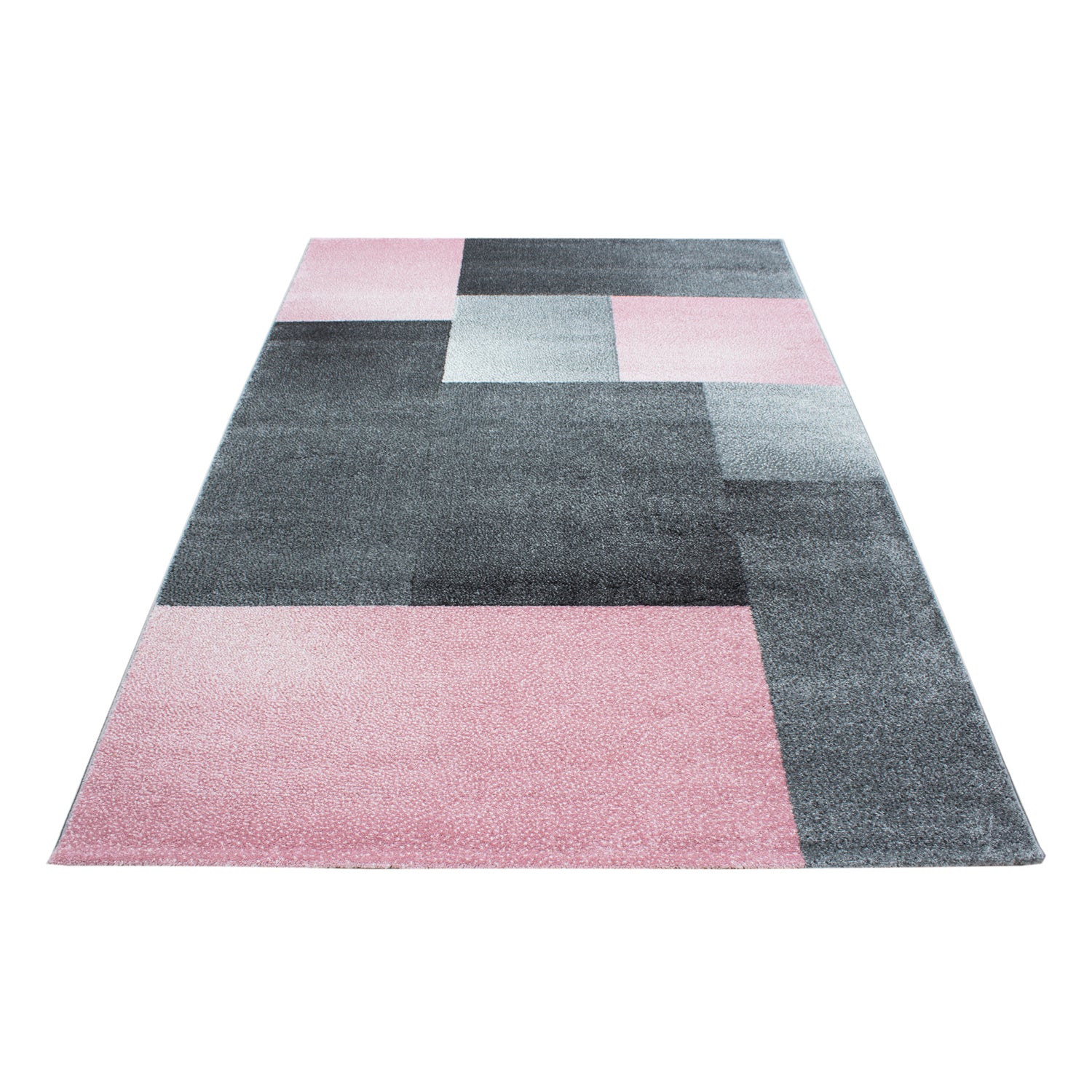 Teppich Wohnzimmer Schlafzimmer Esszimmer Kurzflor Modern Optik Meliert