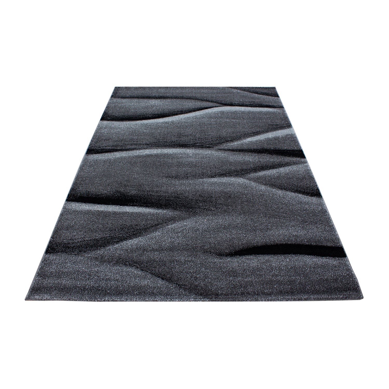Teppich Wohnzimmer Schlafzimmer Esszimmer Kurzflor Modern Optik Meliert