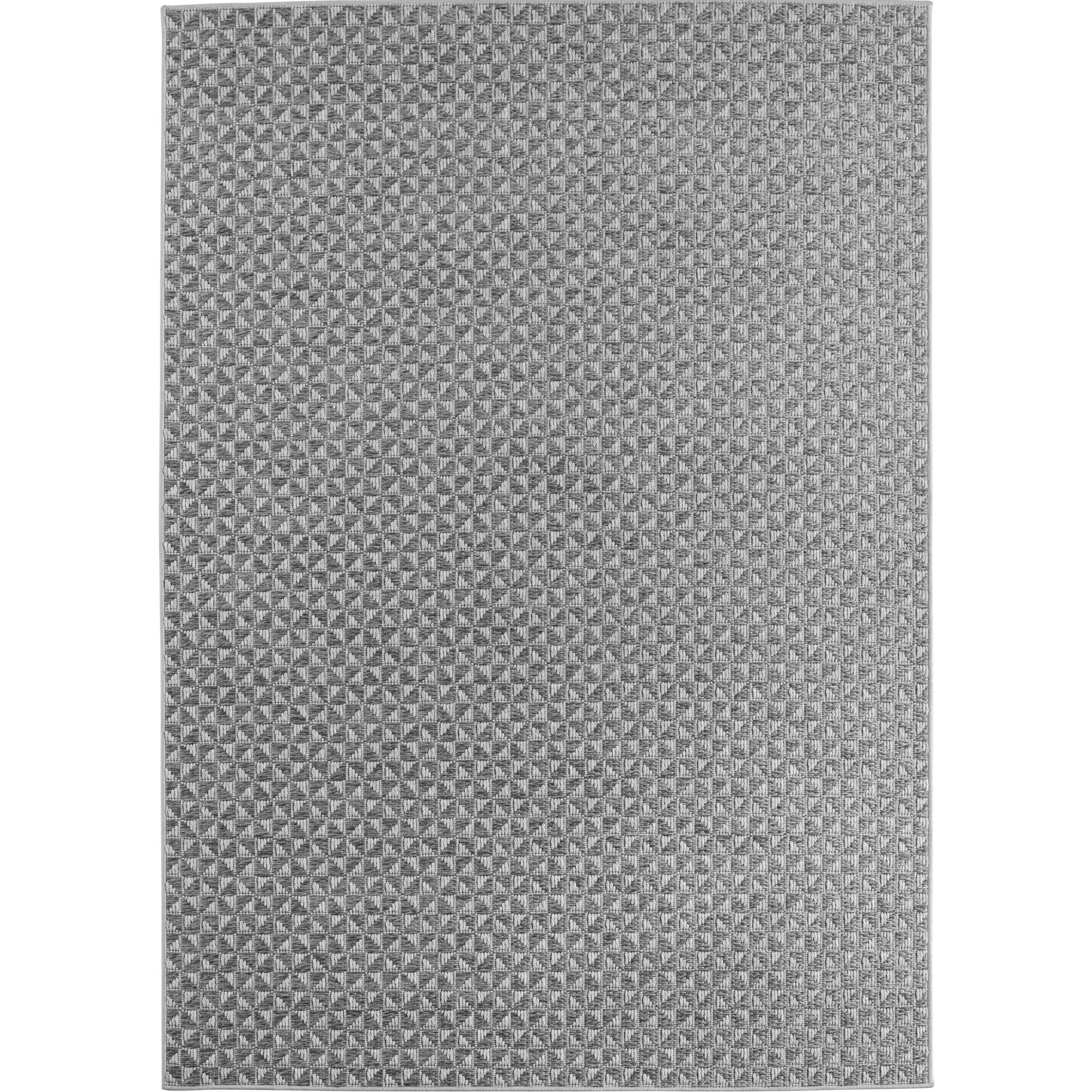 Carpettex Outdoor Teppich Wetterfest Küche Balkon & Wohnzimmer Boho Stil Grau-3