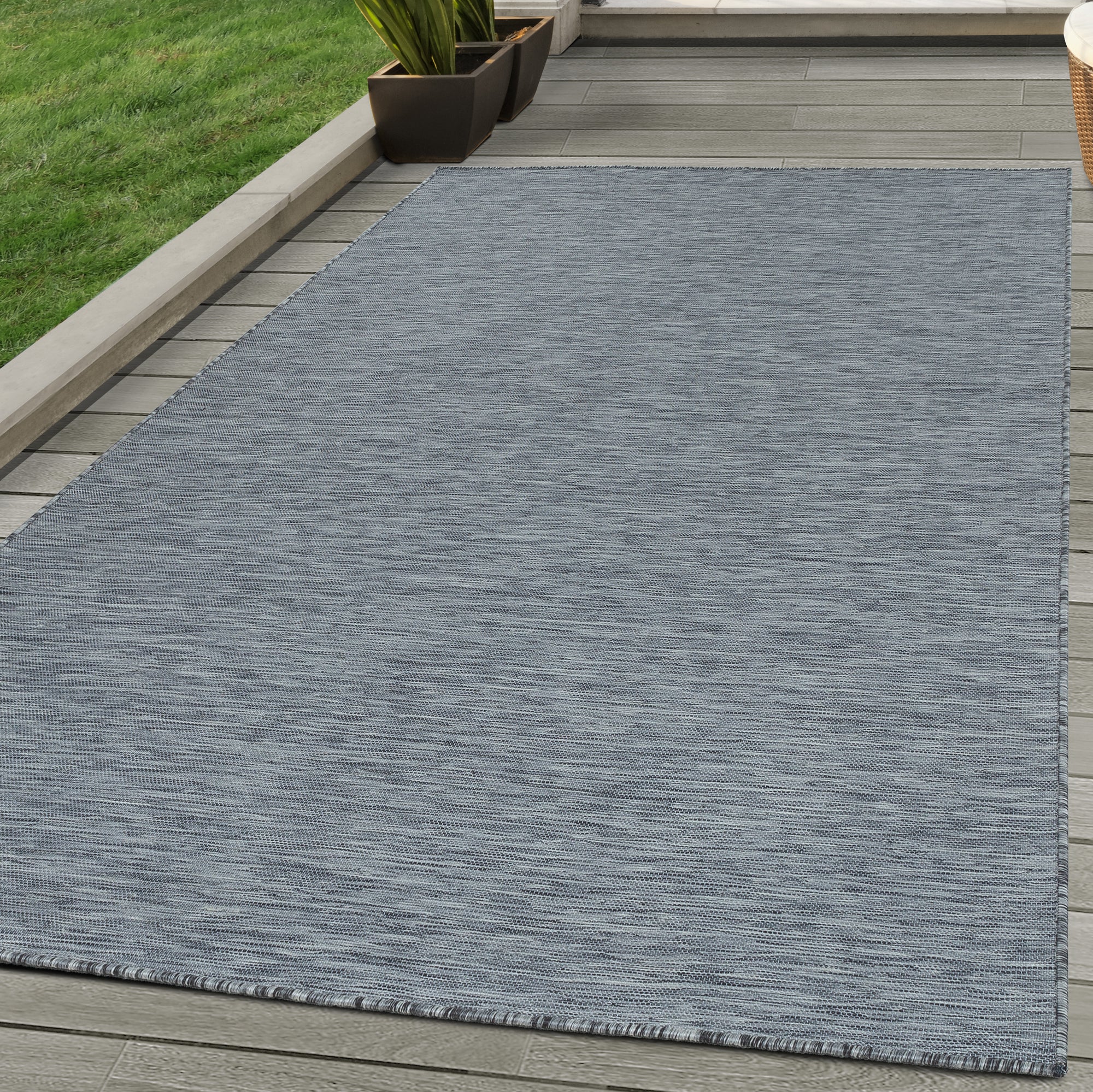 In-& Outdoor Teppich Einfarbig Modern Küche Balkon Terrasse Wohnzimmer Teppich
