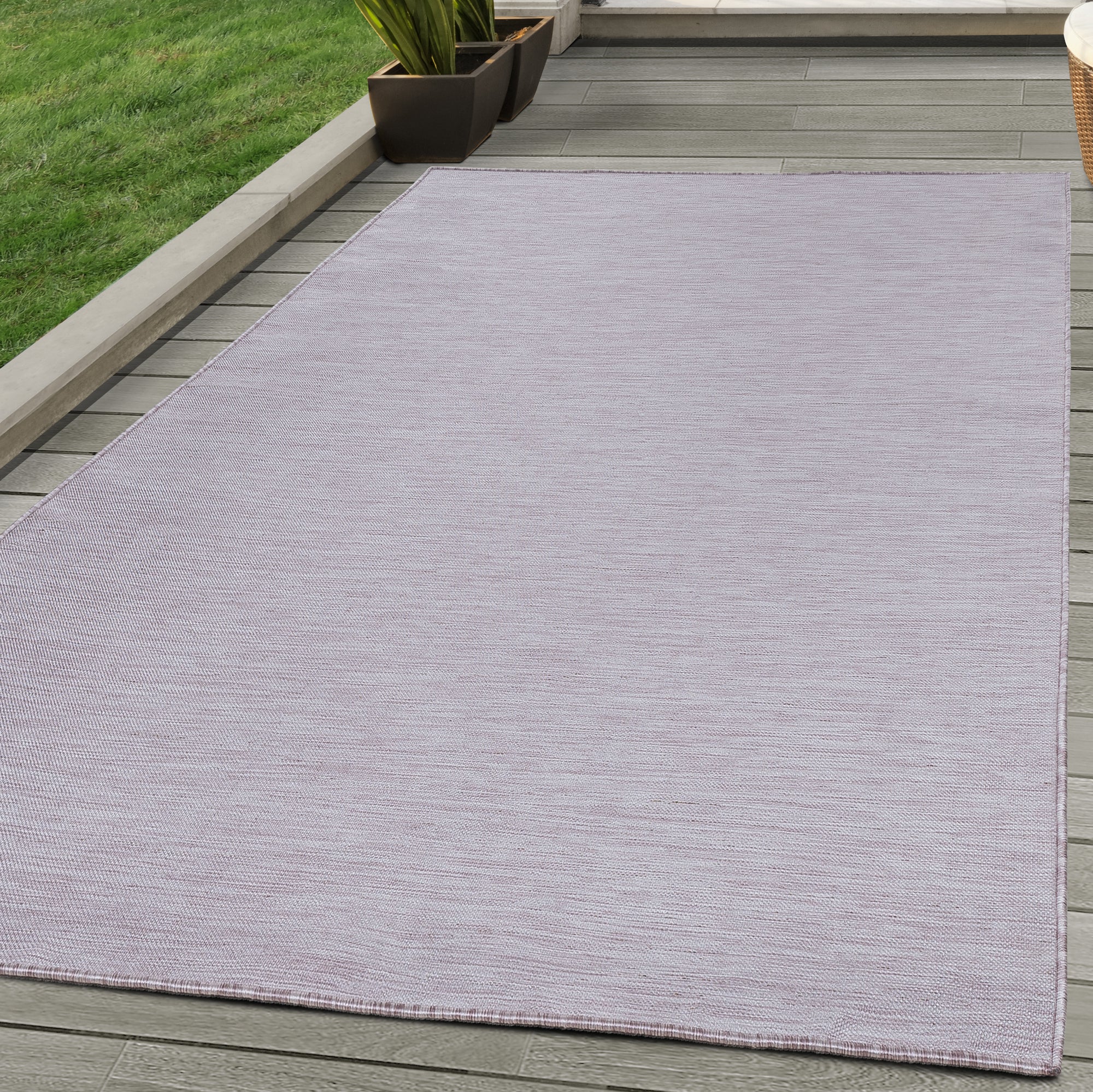 In-& Outdoor Teppich Einfarbig Modern Küche Balkon Terrasse Wohnzimmer Teppich