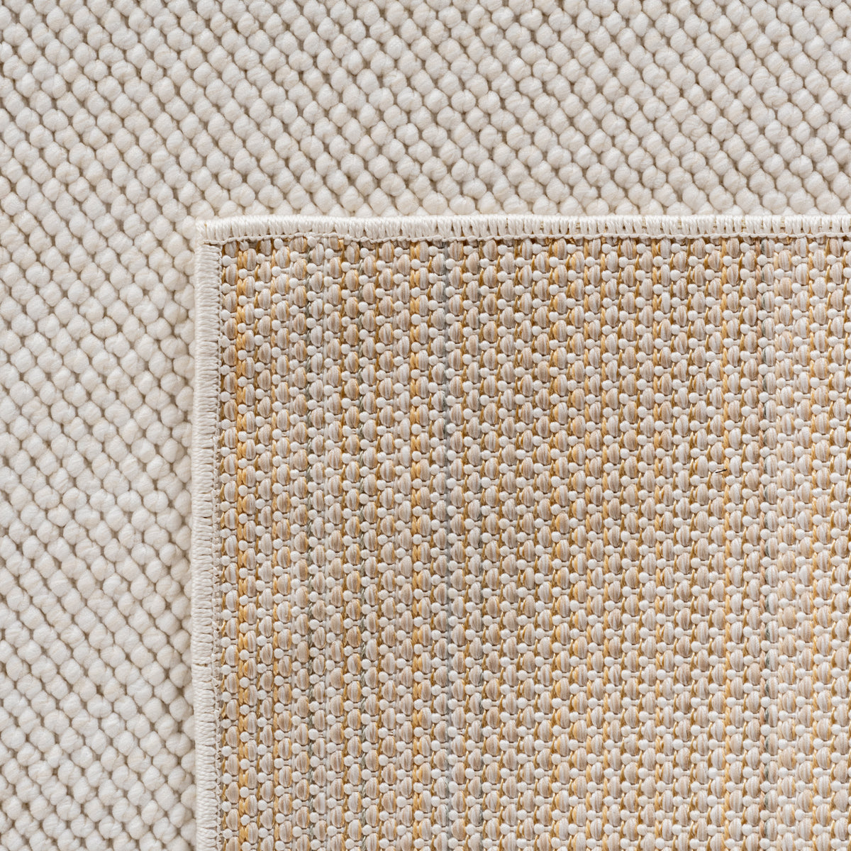 Carpettex Bouclé Teppich Schlingenflor Skandi Einfarbig Weich