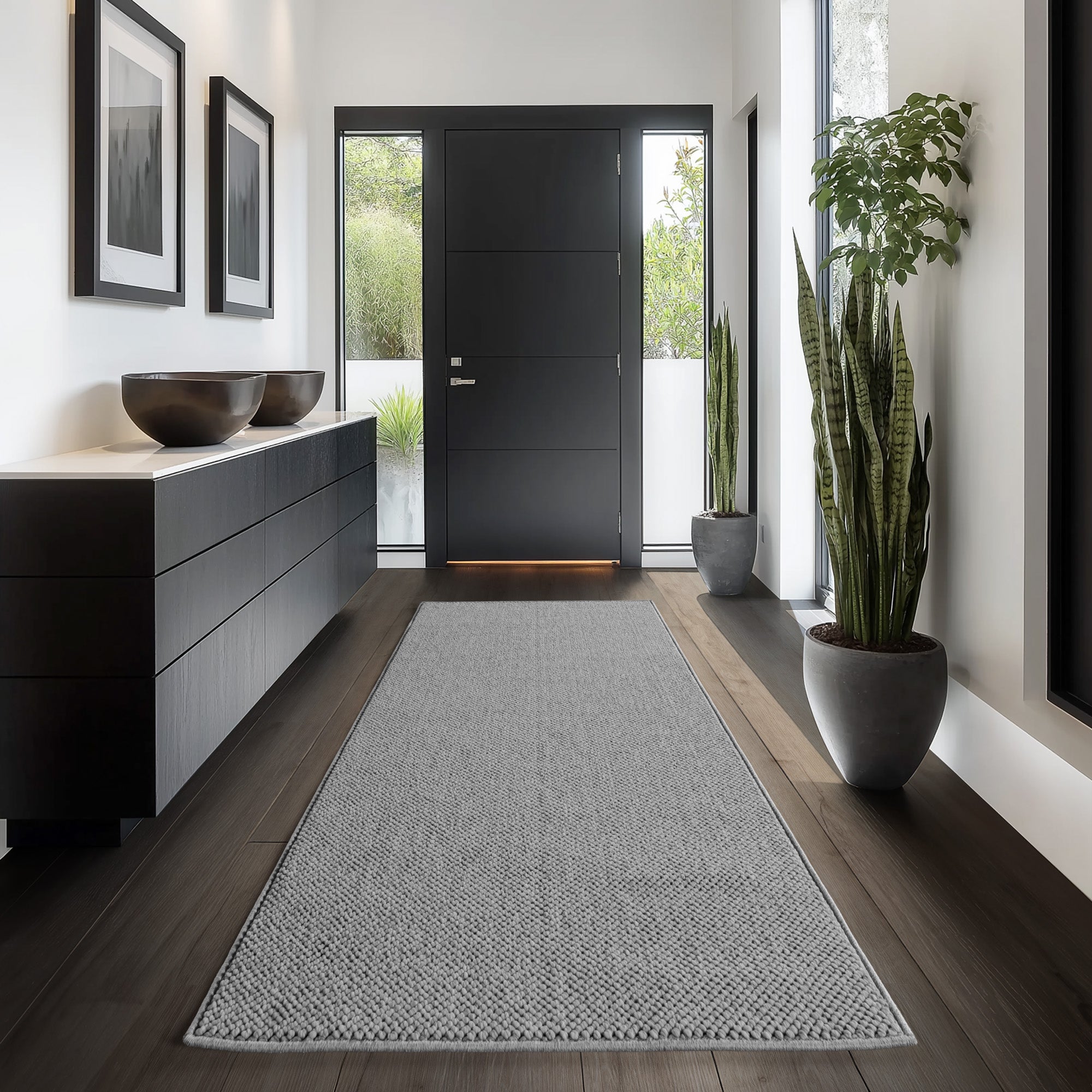 Carpettex Teppich Einfarbig Bouclé Skandi Stil Modern Pflegeleicht Wohnzimmer