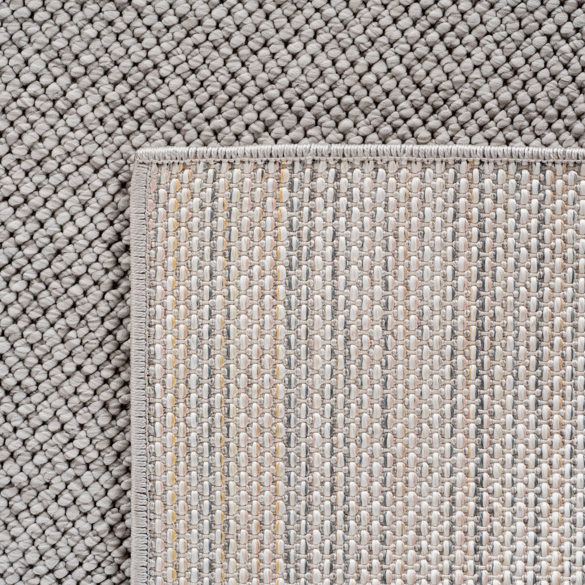 Carpettex Bouclé Teppich Schlingenflor Skandi Einfarbig Weich