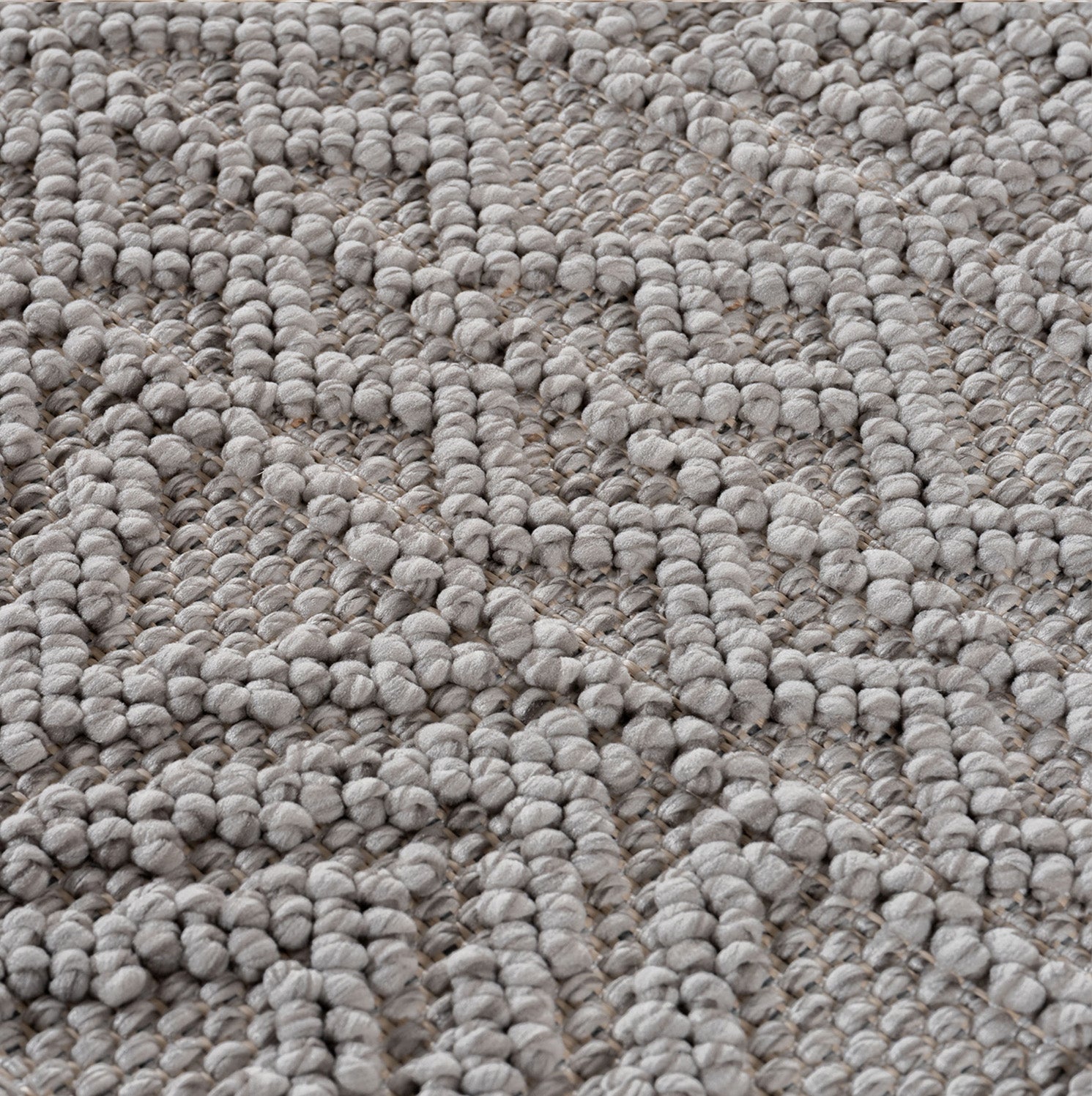 Carpettex Teppich Einfarbig Bouclé Skandi Stil Pflegeleicht Wohnzimmer Esszimmer