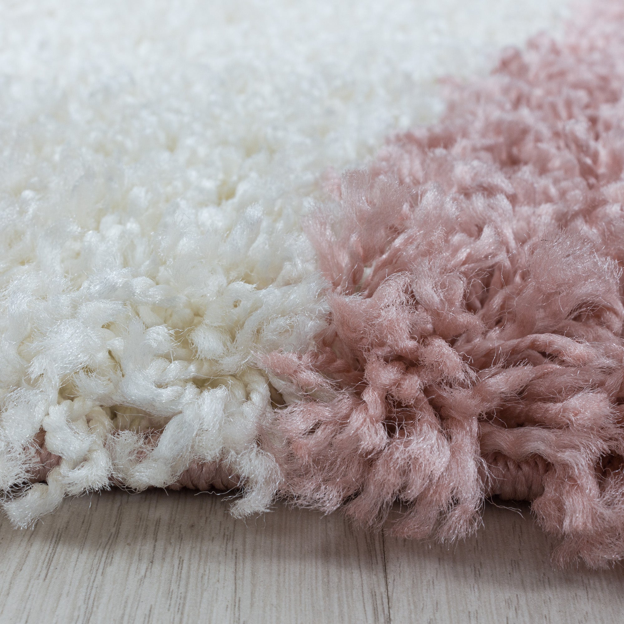 Hochflor Teppich Langflor Mäander Design Flauschig Shaggy Teppich Wohnzimmer