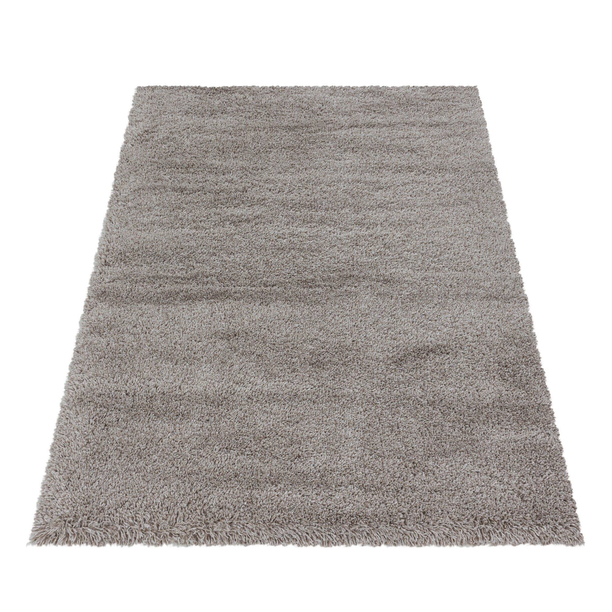 Shaggy Living Room Rug Modern Shaggy Long Pile Plain Soft Fur Look