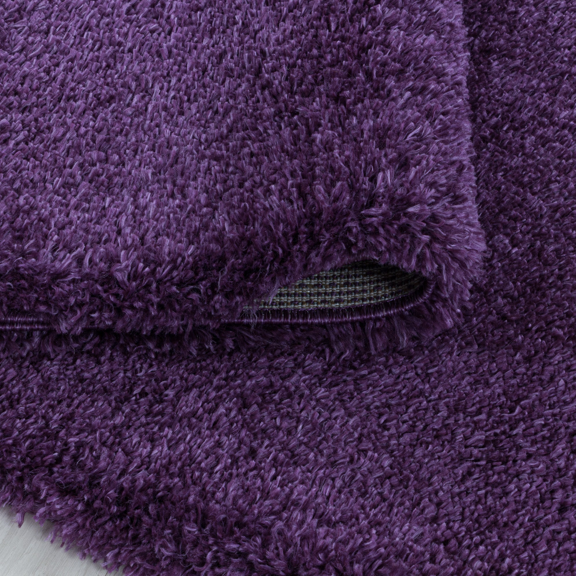 Hochflor Teppich Wohnzimmer Modern Shaggy Langflor Einfarbig Weich Felloptik